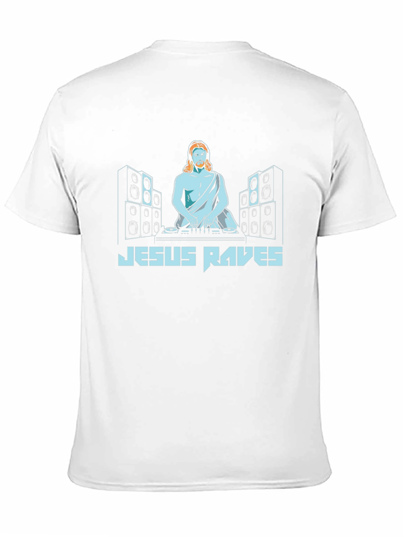 Black Jesus Raves Graphic Print Black T-Shirt view 11