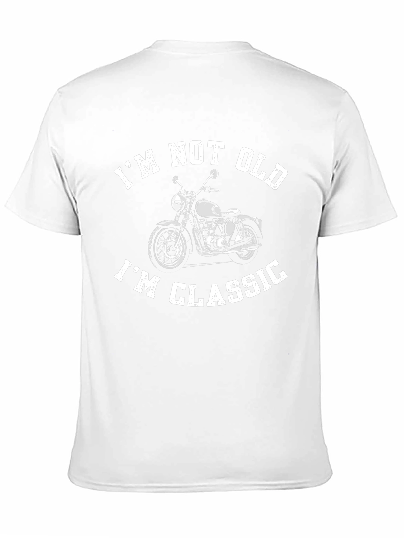 Black I'm Not Old I'm Classic Motorcycle Black T-Shirt view 11