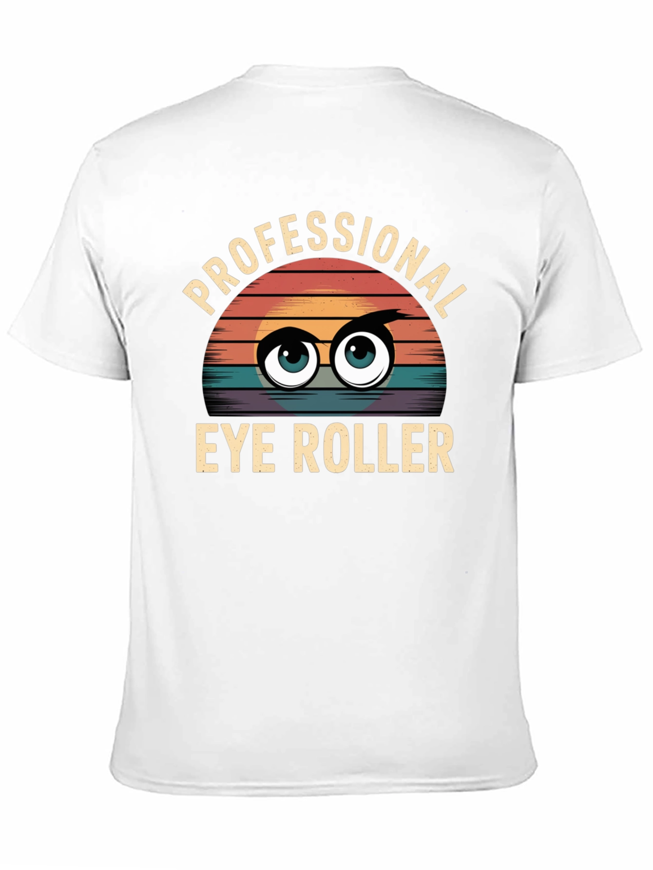 Black Professional Eye Roller T-Shirt view 11