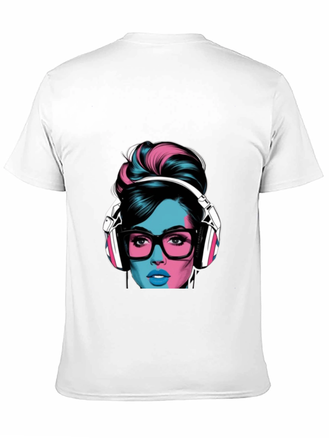 Black Vaporwave Woman T-Shirt view 11