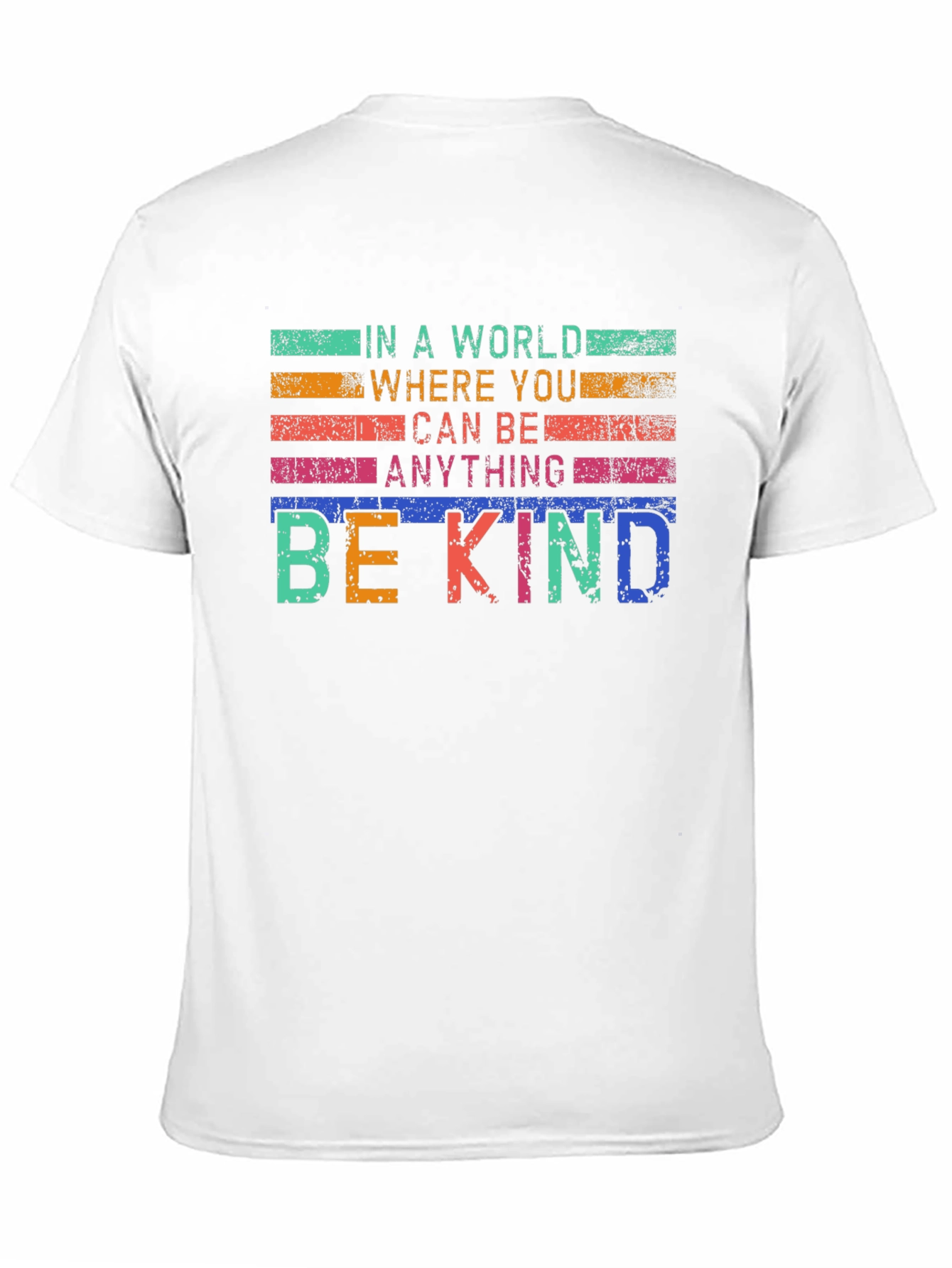Black Be Kind Graphic T-Shirt - Inspirational Message view 11