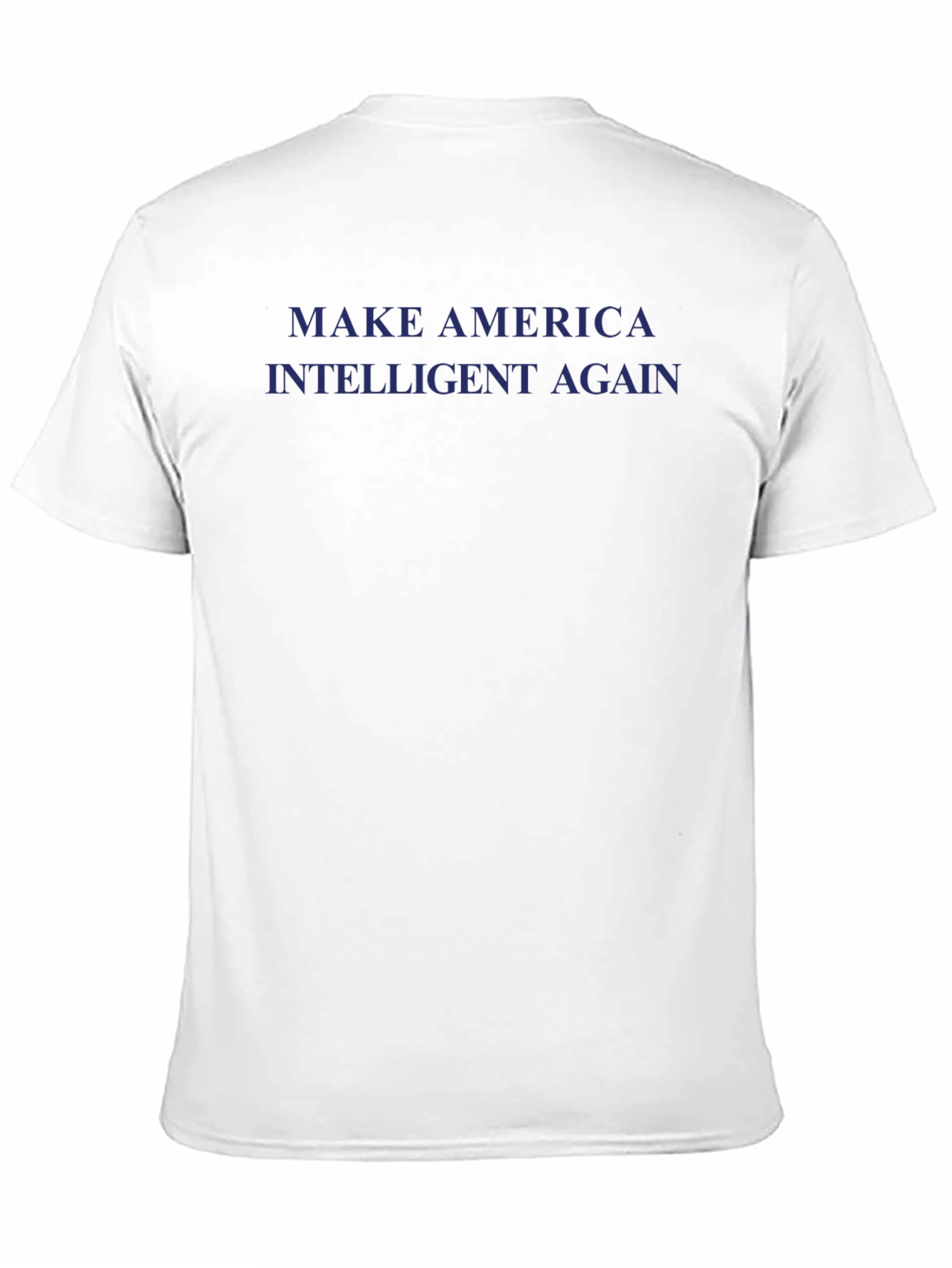 Black Make America Intelligent Again Graphic Tee view 11