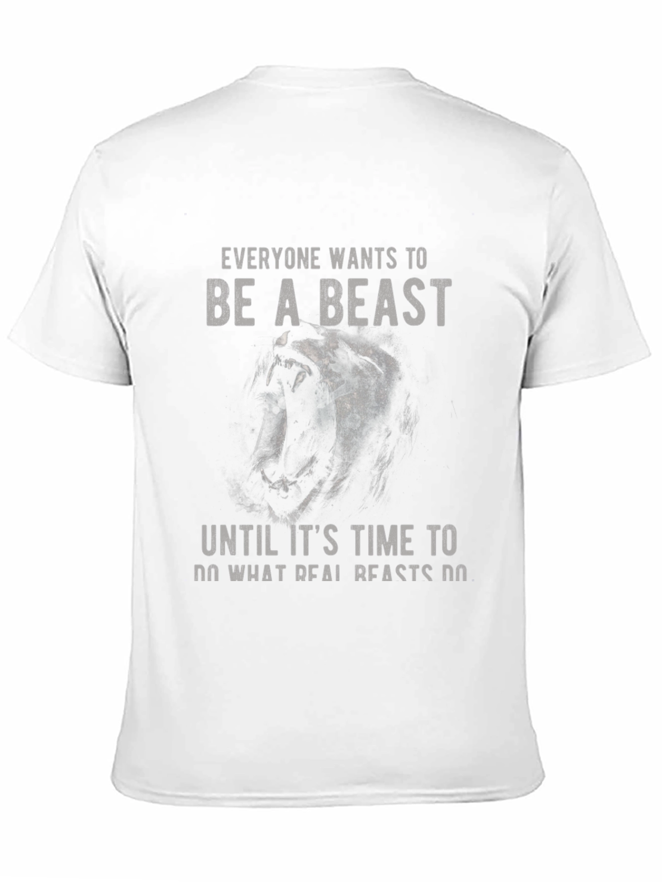 Black Beast Mode Graphic T-Shirt - Men's Black Tee view 11