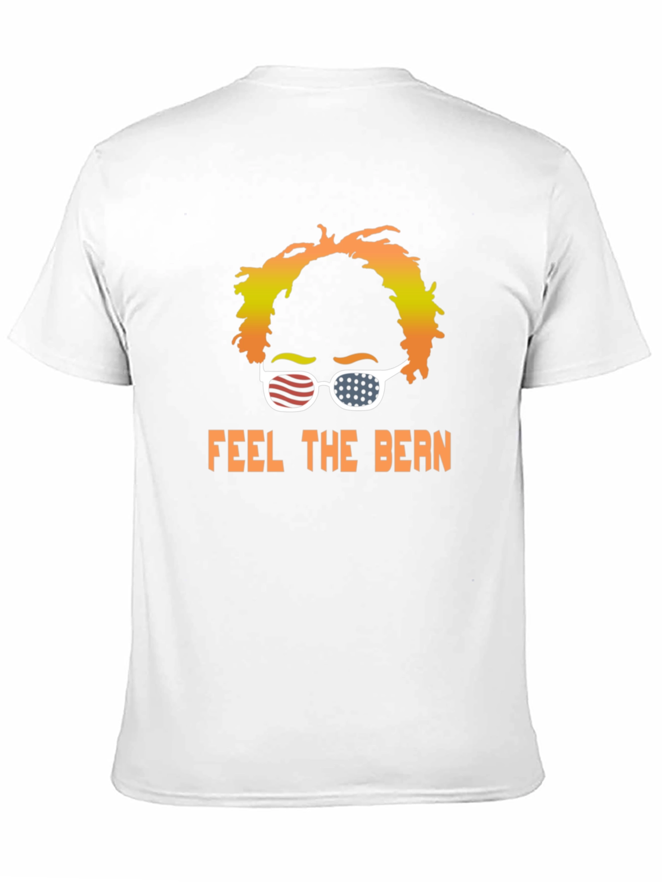 Black Feel the Bern T-Shirt - Political Graphic Tee view 11