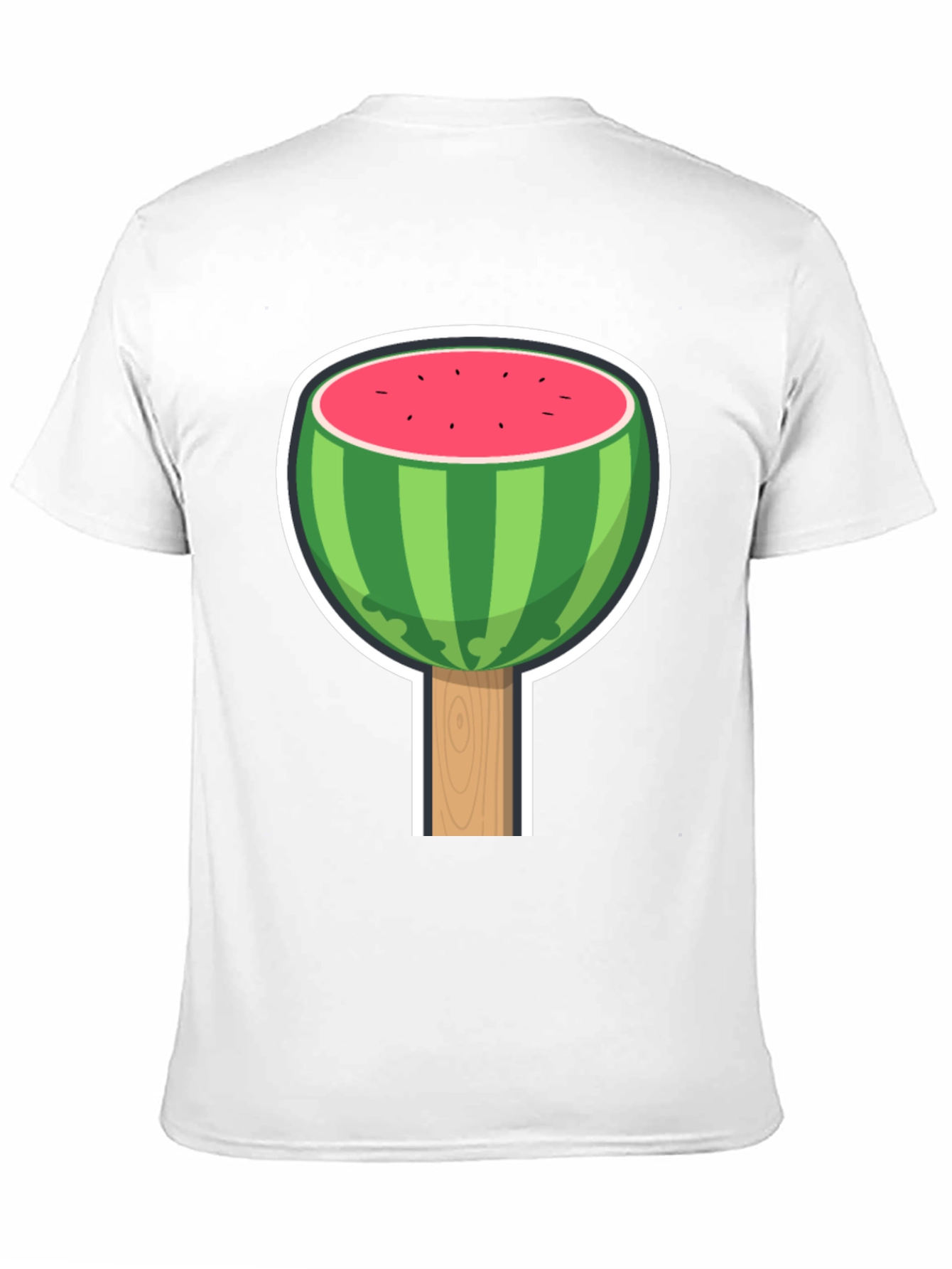 Black Watermelon Lollipop Graphic Tee view 11