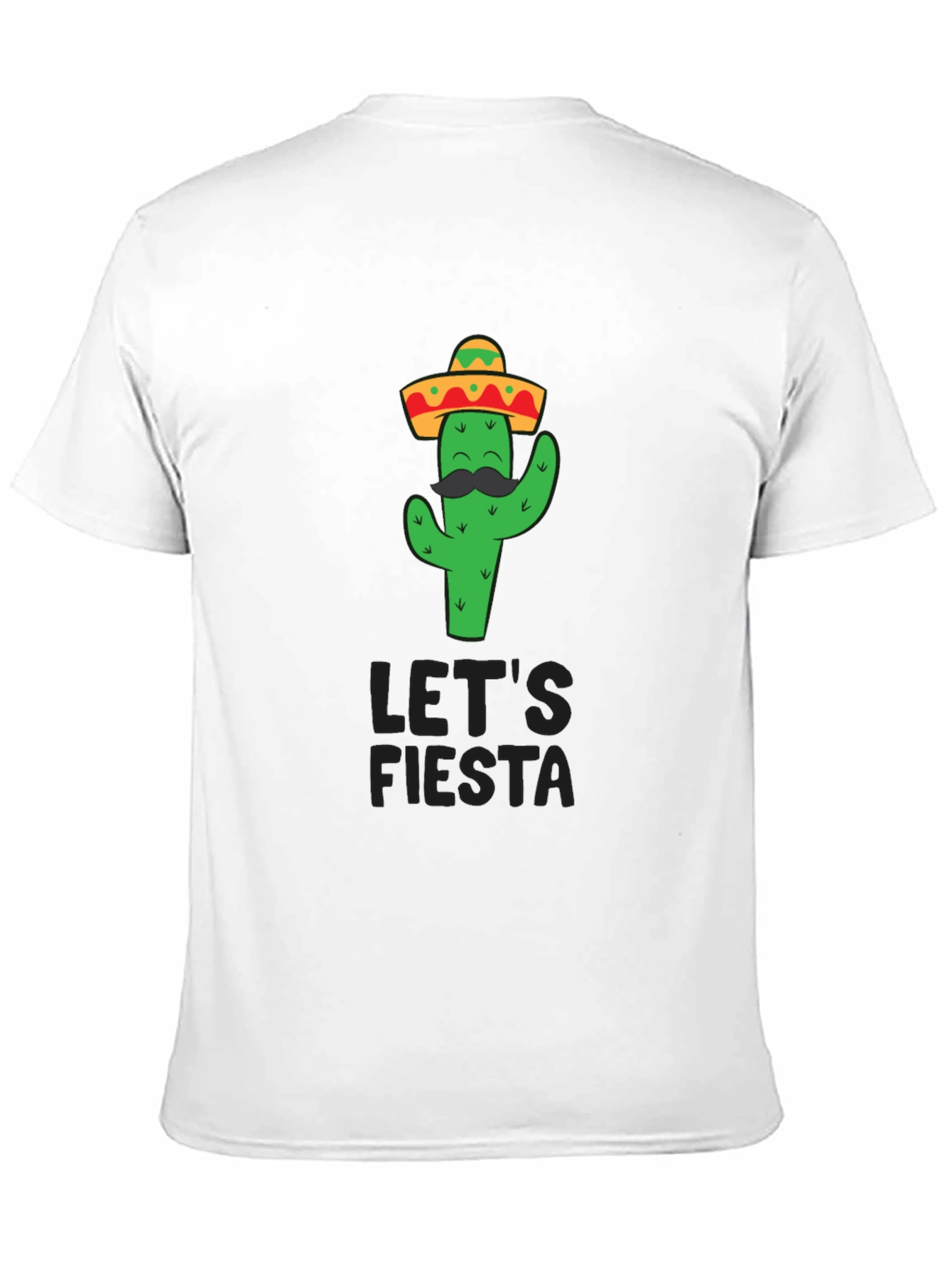 Black Let's Fiesta Cactus T-Shirt view 11