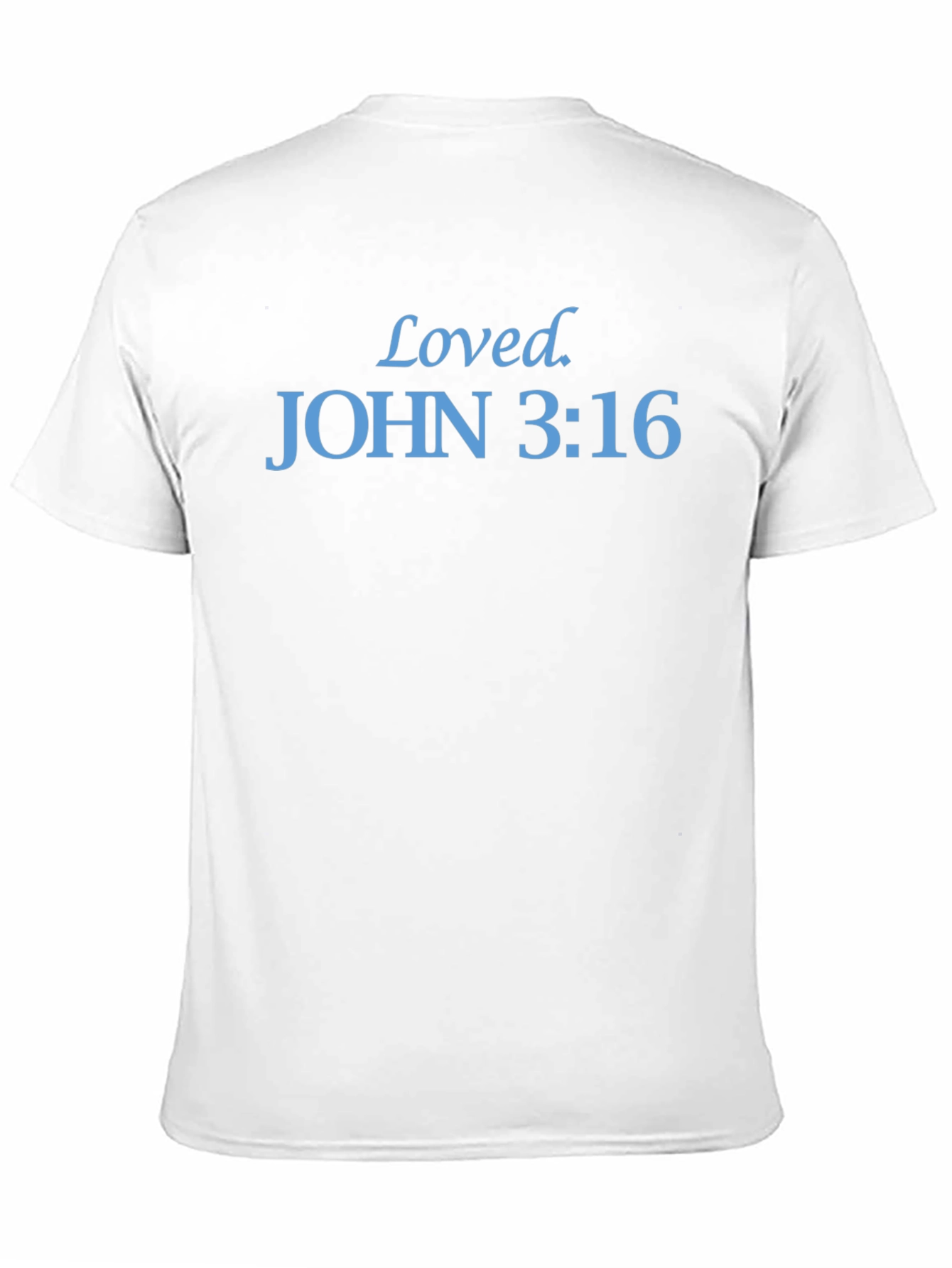 Black Loved, John 3:16, Black T-Shirt view 11