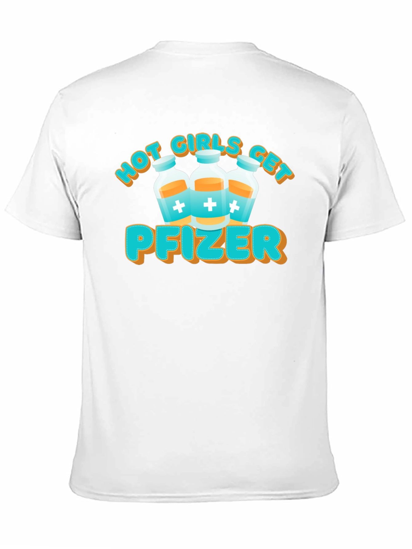 Black Hot Girls Get Pfizer T-Shirt view 11