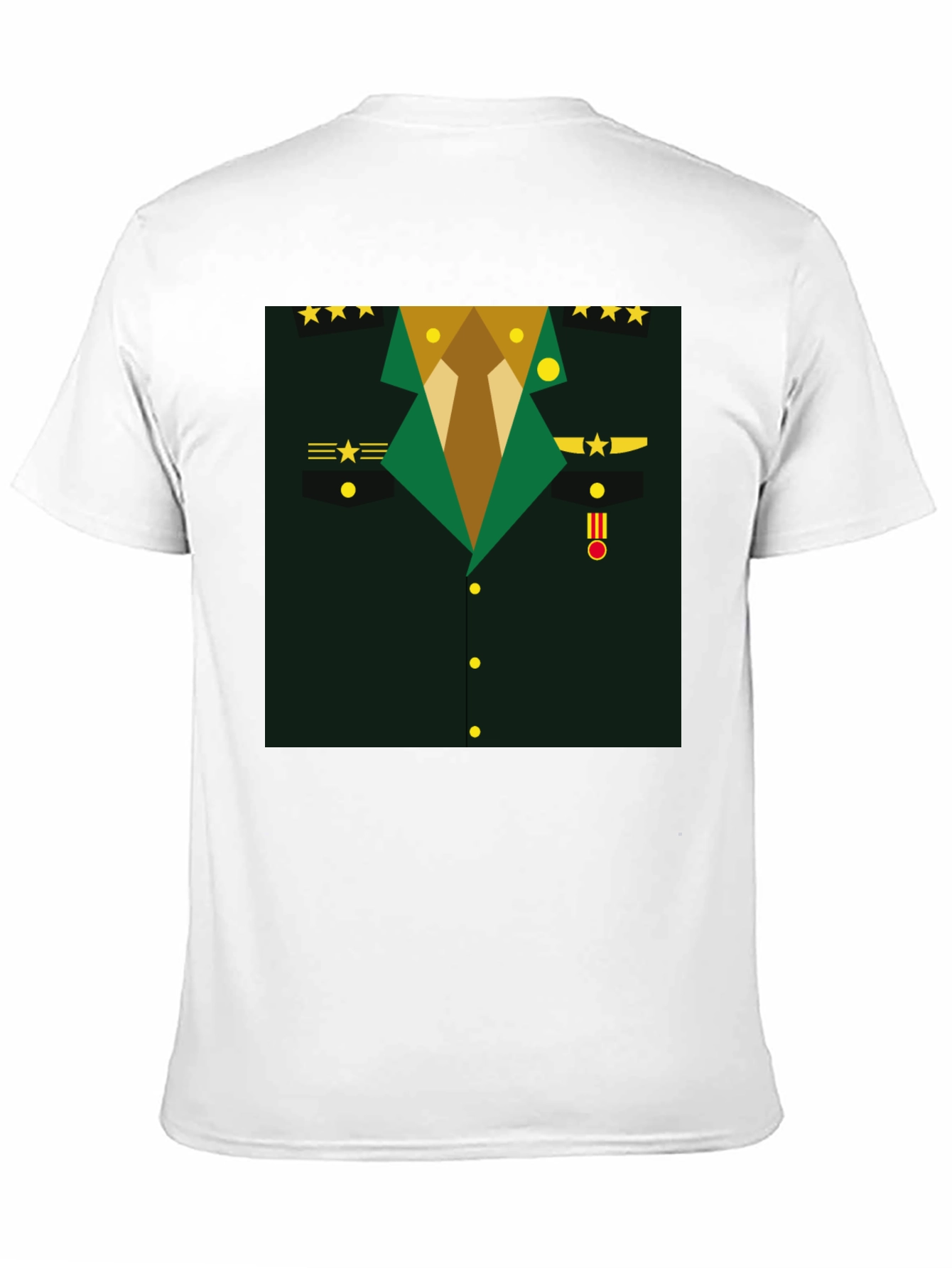 Black Military Costume T-Shirt - Dress Up Fun! view 11