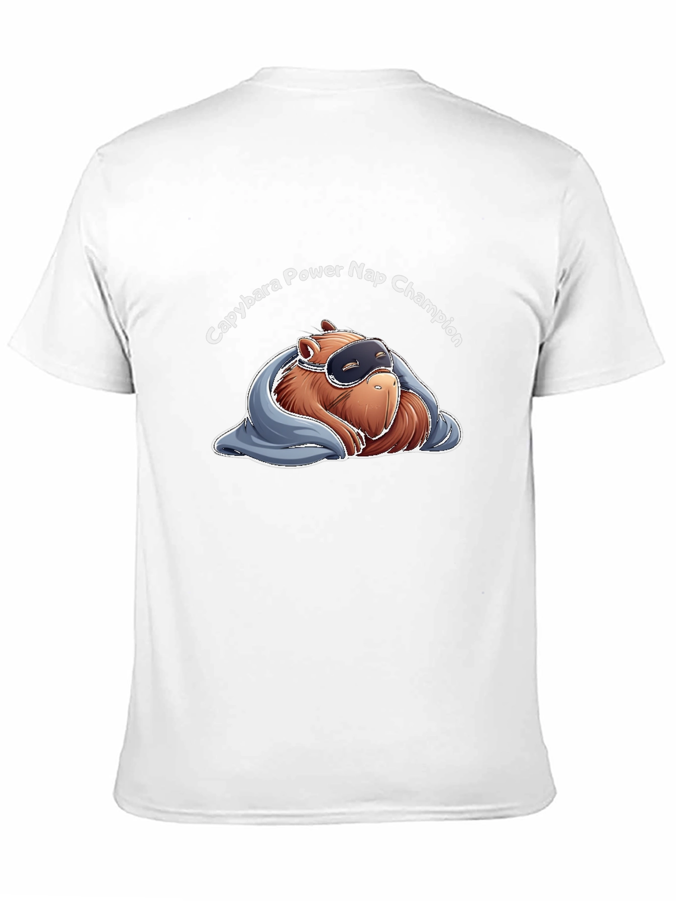 Black Capybara Power Nap Champion Graphic T-Shirt view 11