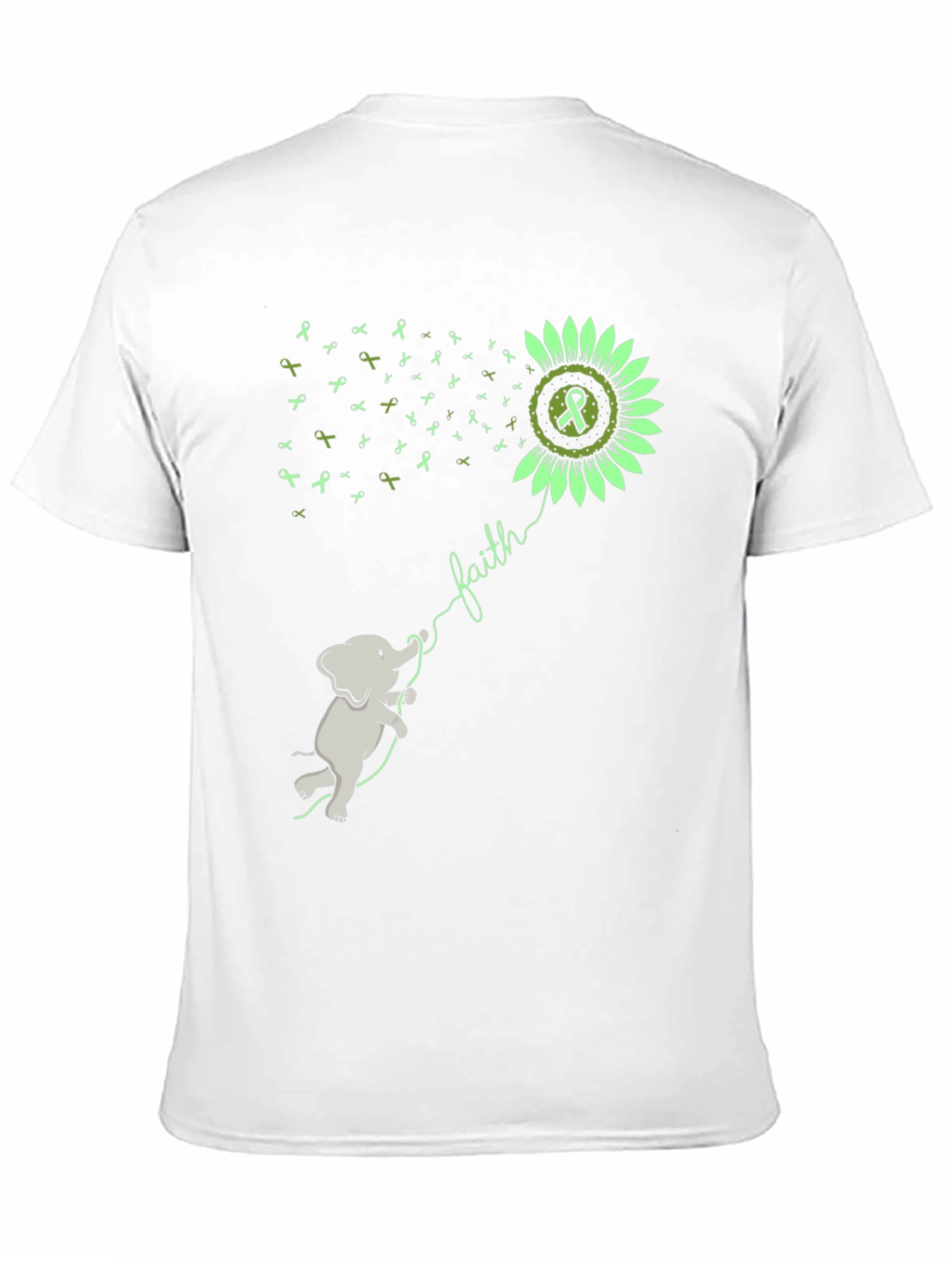 Black Faith Elephant Sunflower Graphic Tee view 11