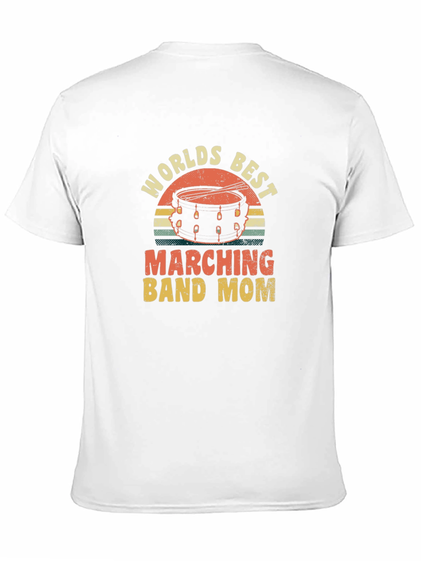 Black Worlds Best Marching Band Mom T-Shirt view 11