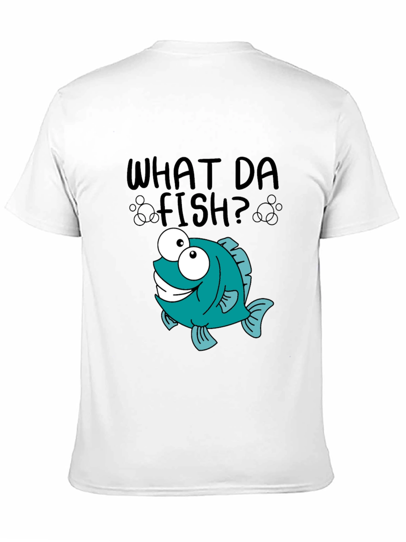 What Da Fish T-Shirt - Cartoon Fish Graphic Tee - 11