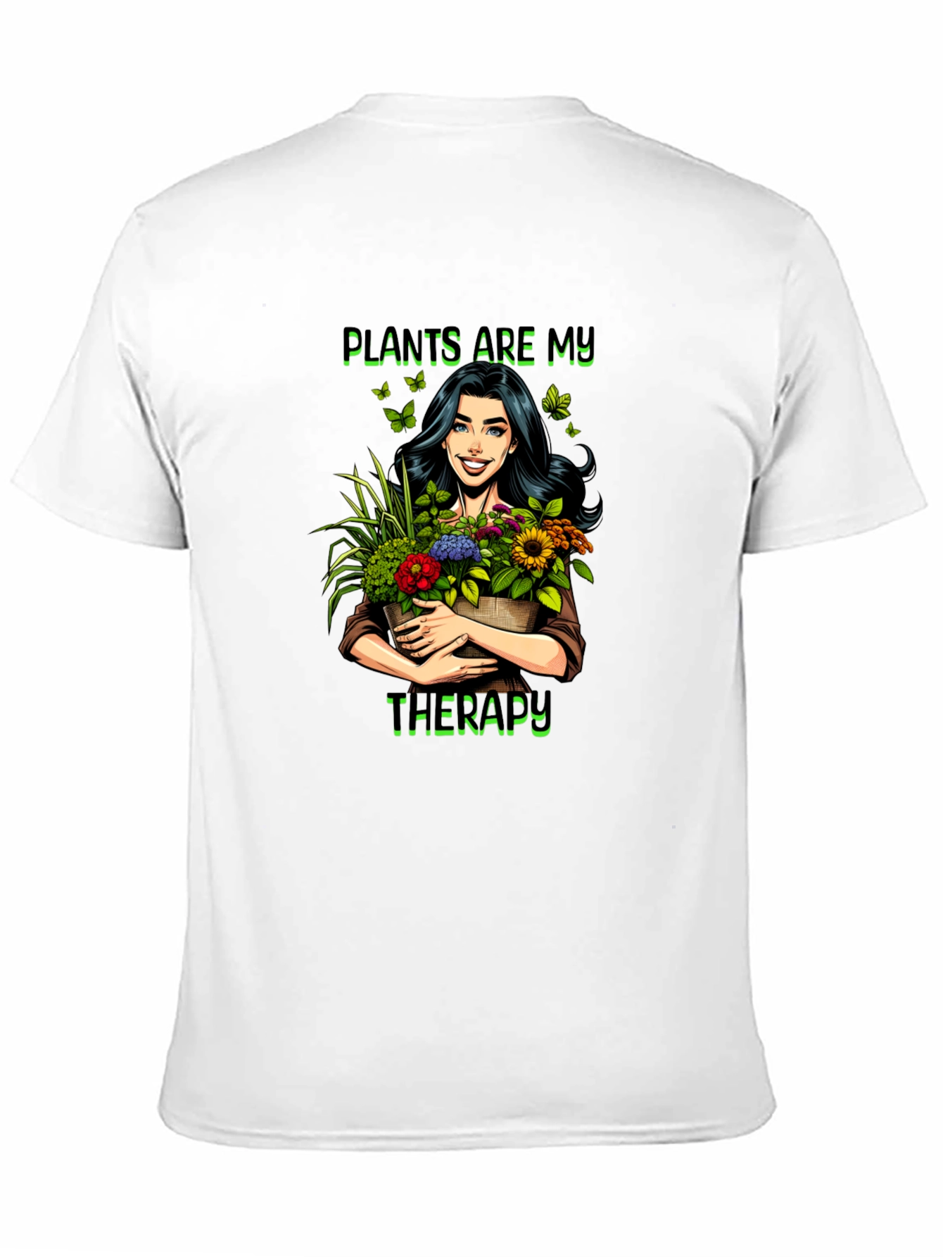 Plants Are My Therapy T-Shirt - 11