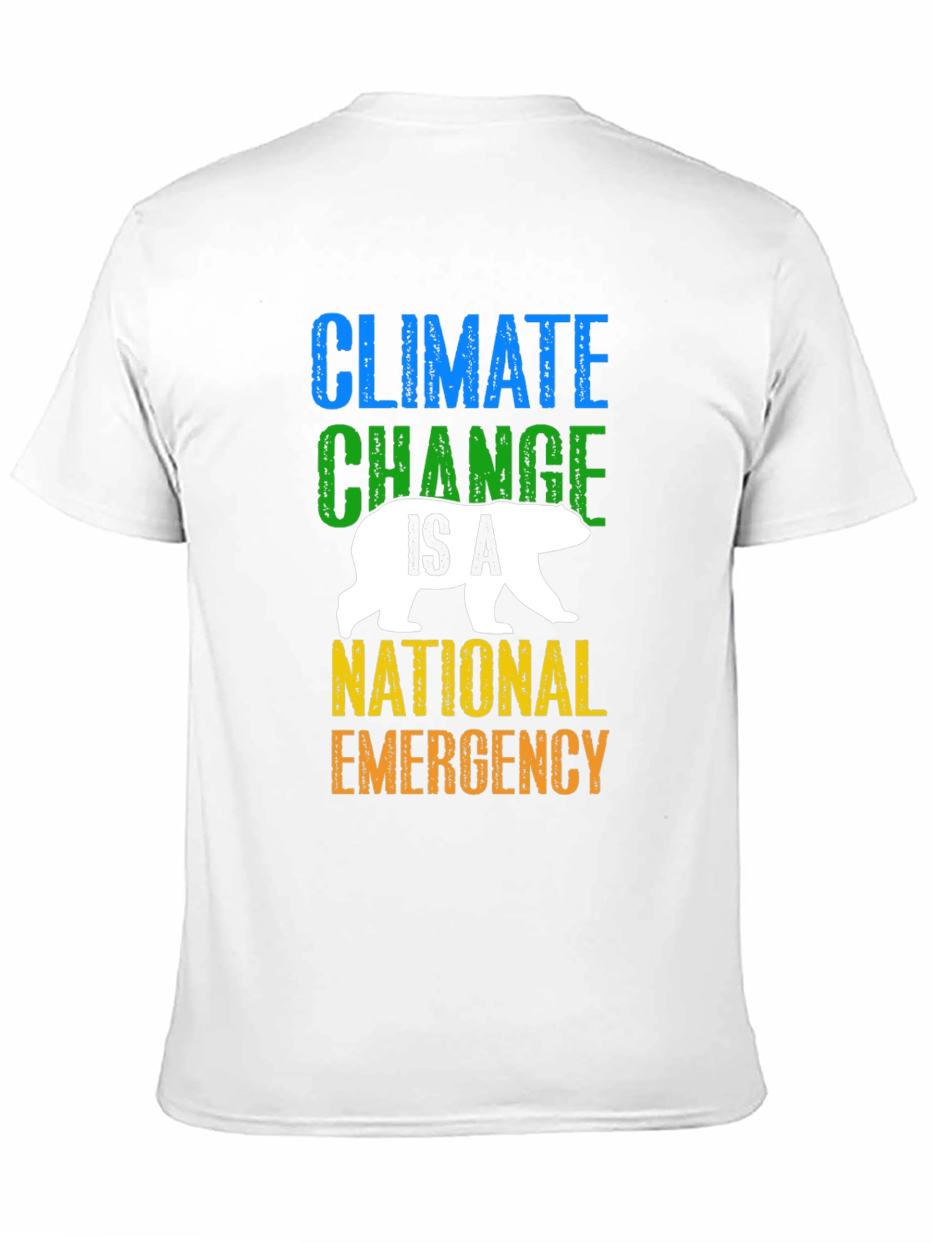 Black Climate Change is a National Emergency T-Shirt view 11