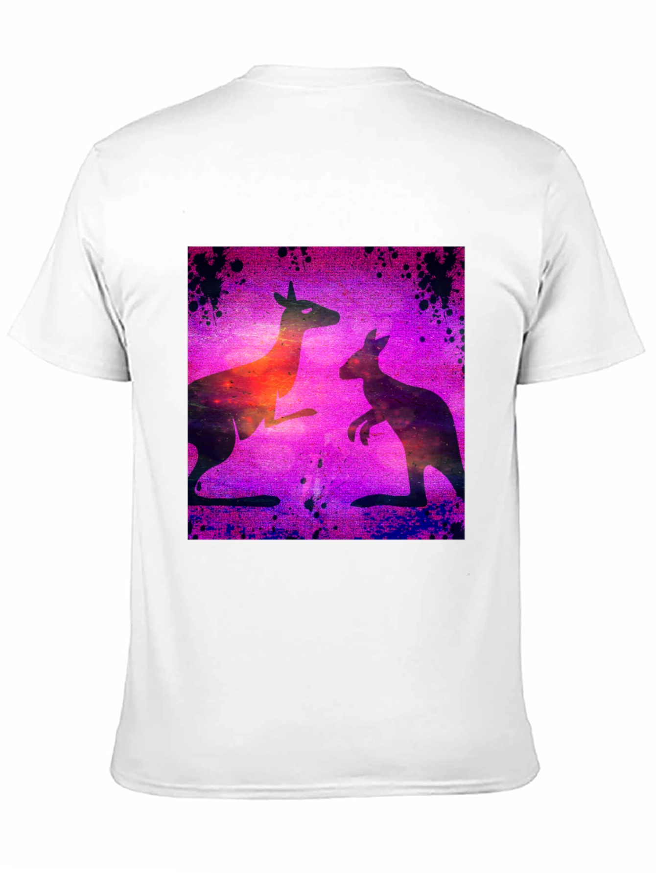 Black Kangaroo Galaxy T-Shirt view 11