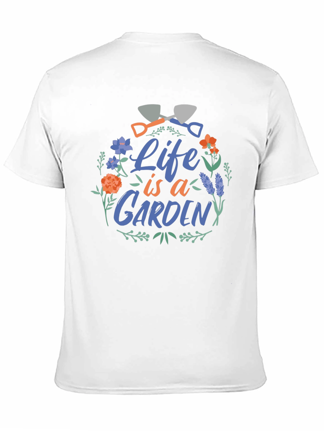Black Life is a Garden T-Shirt - Floral Graphic Tee view 11