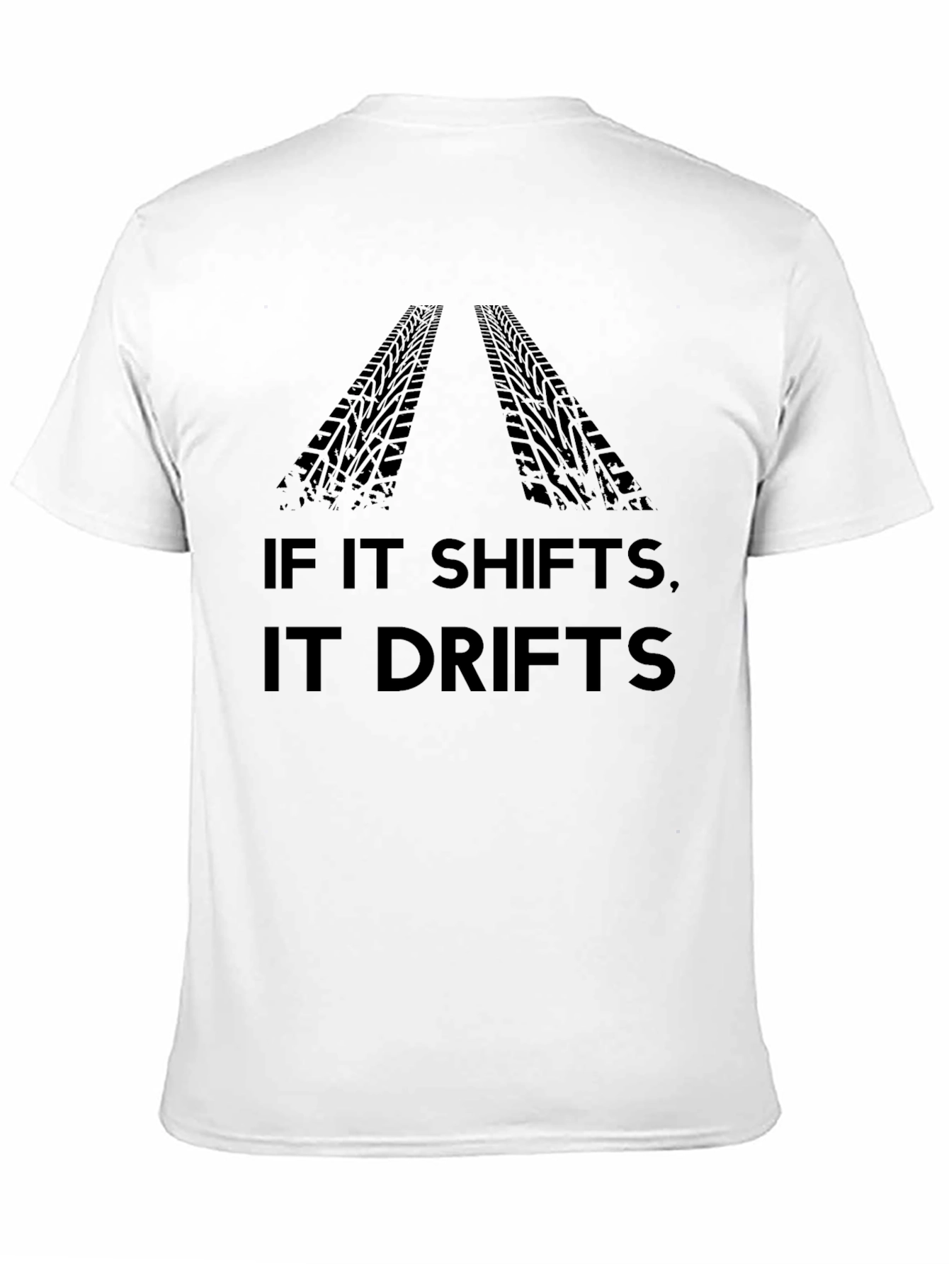 Black If It Shifts, It Drifts Black T-Shirt view 11
