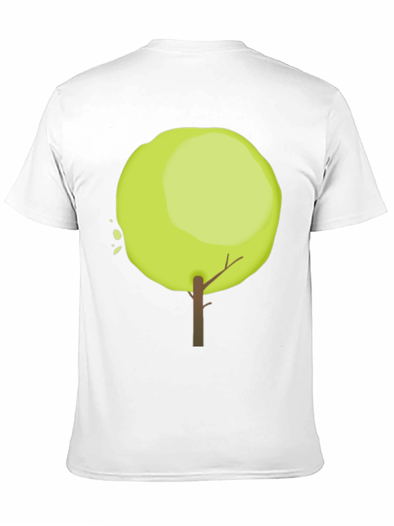 Black Tree Graphic Black Cotton Casual T-Shirt view 11