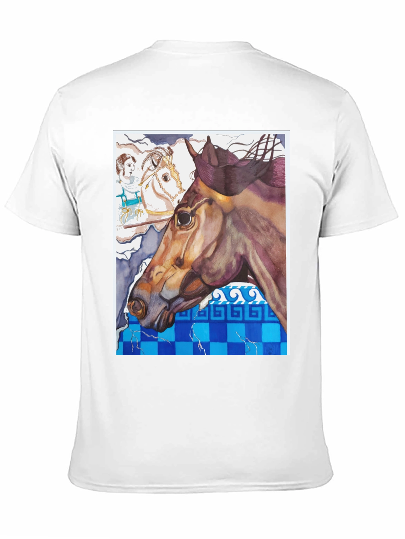 Black Horse Art Graphic Tee view 11
