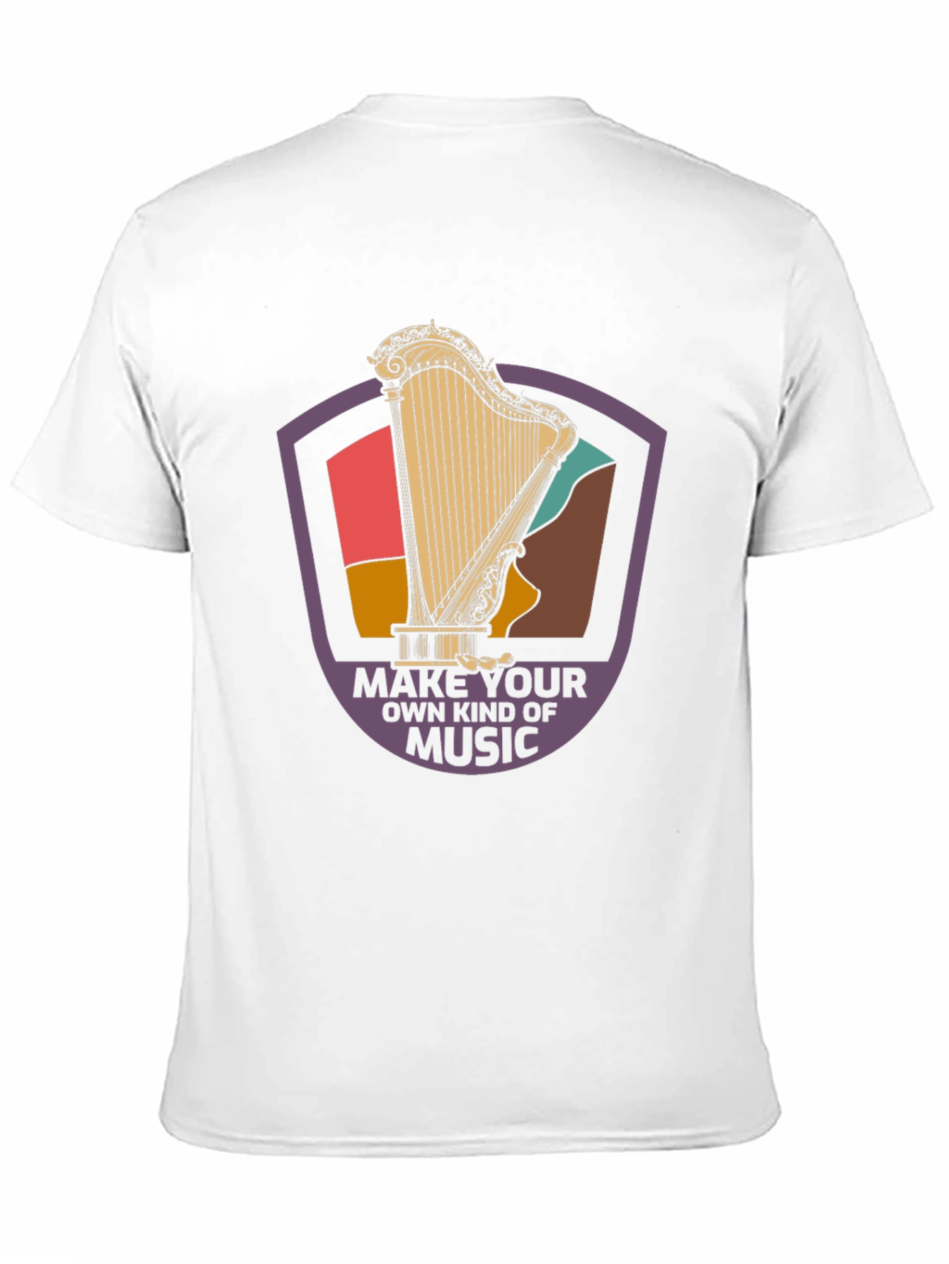 Black Make Your Own Music Graphic Tee view 11