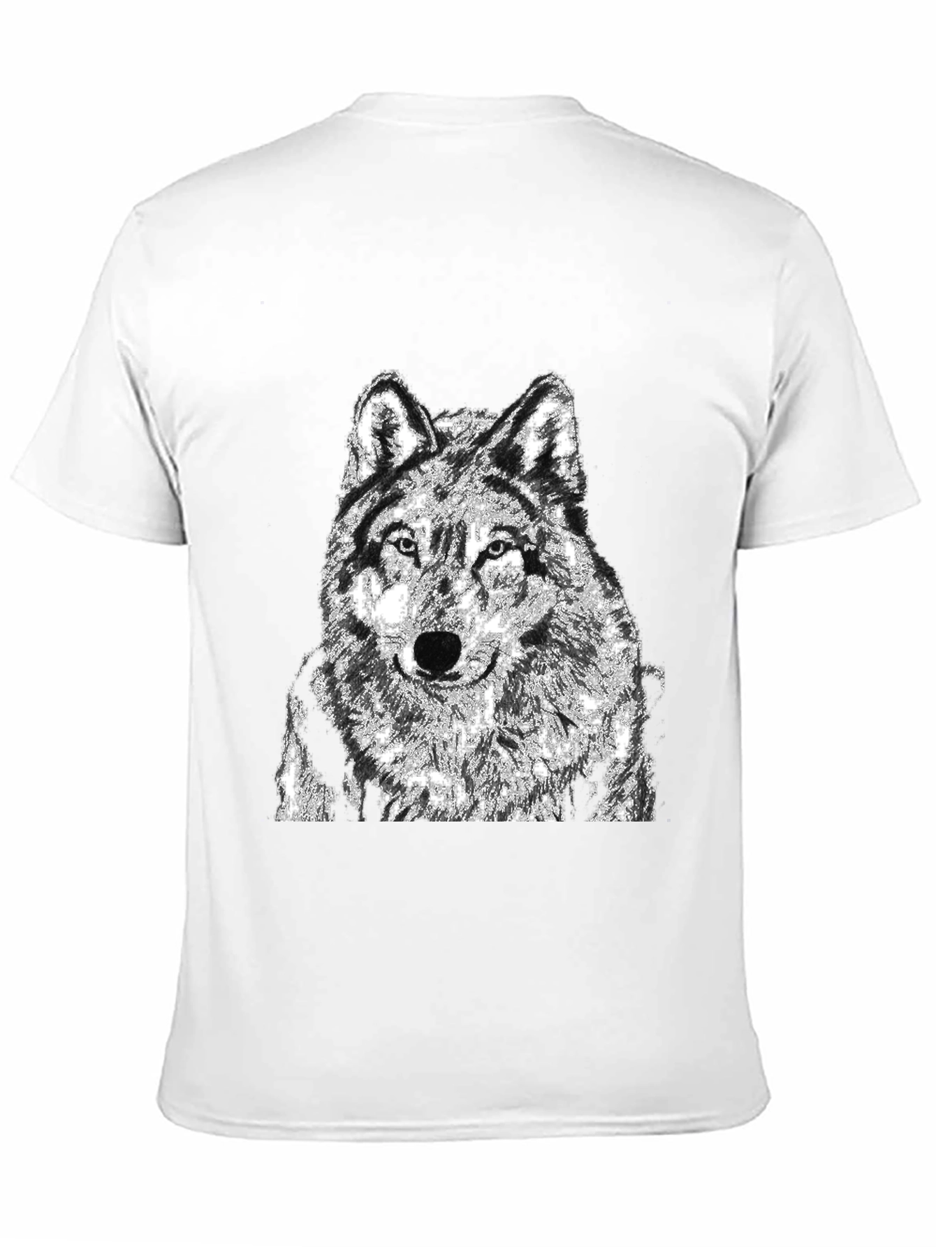 Black Black Wolf Graphic T-Shirt view 11