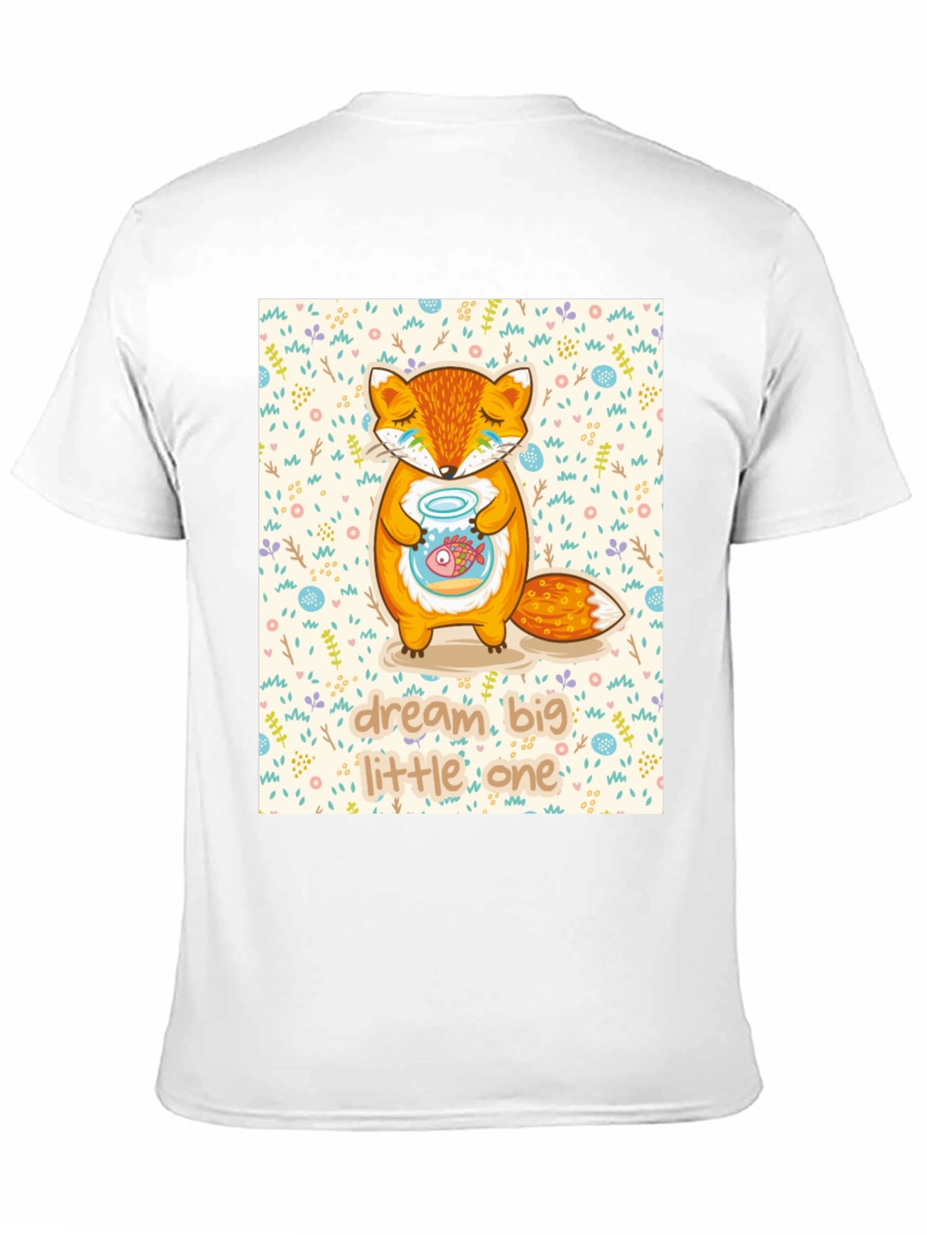 Black Dream Big Little One Fox Graphic Tee view 11