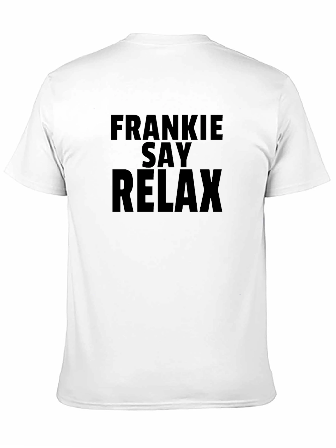 Black Frankie Say Relax Graphic Tee - Black view 11