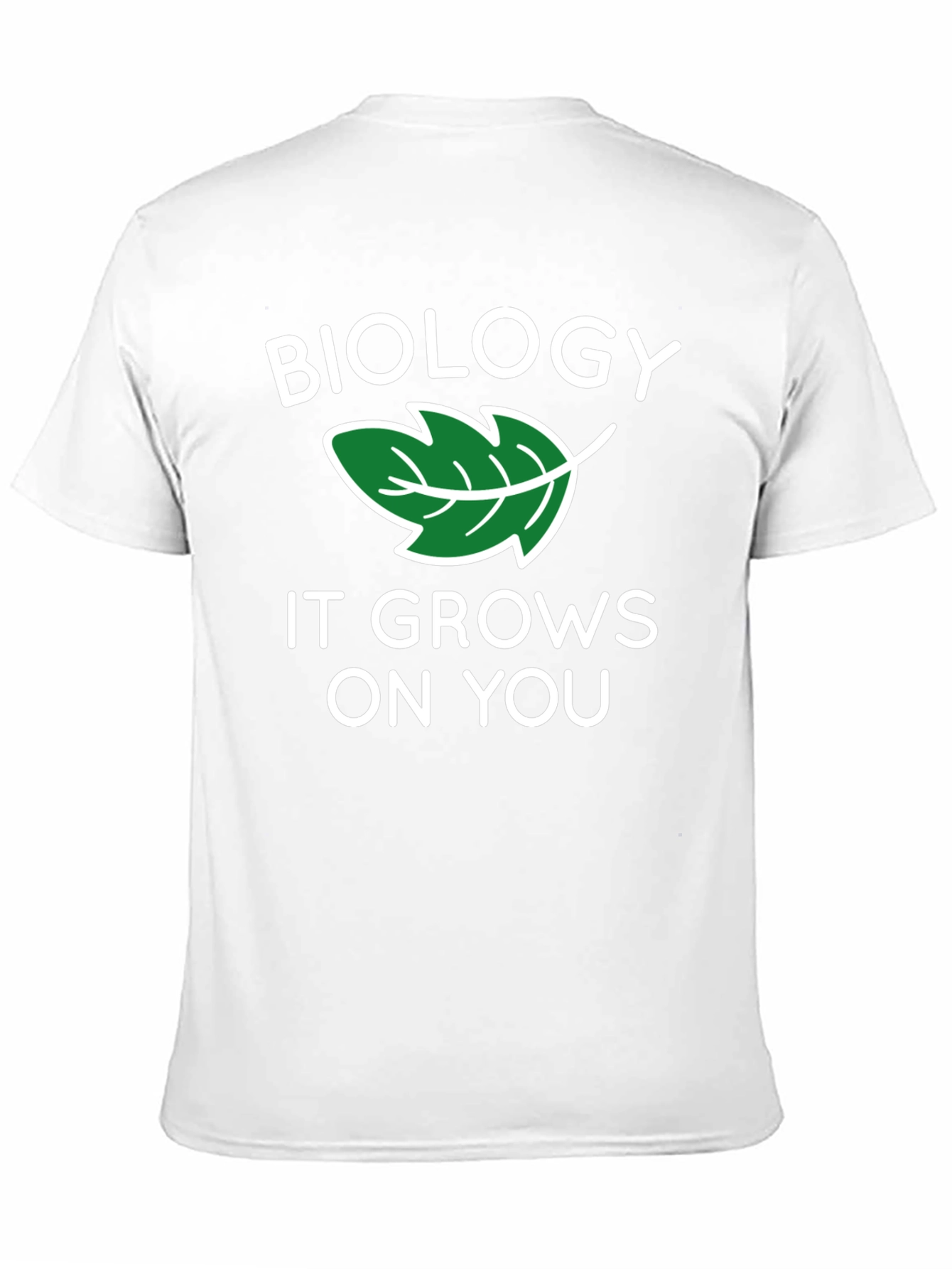 Black Biology Leaf Graphic T-Shirt view 11