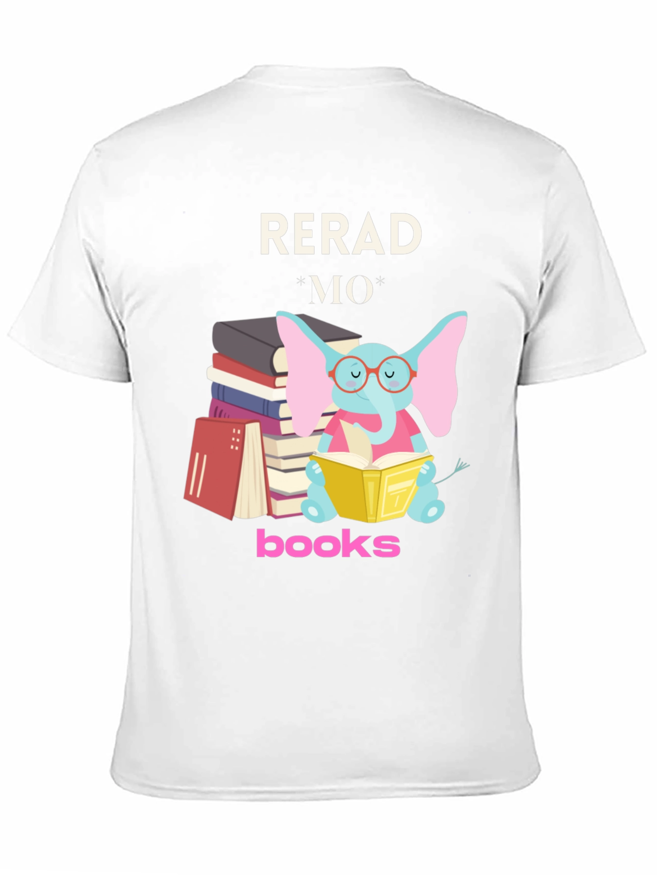Black Read More Books T-Shirt view 11