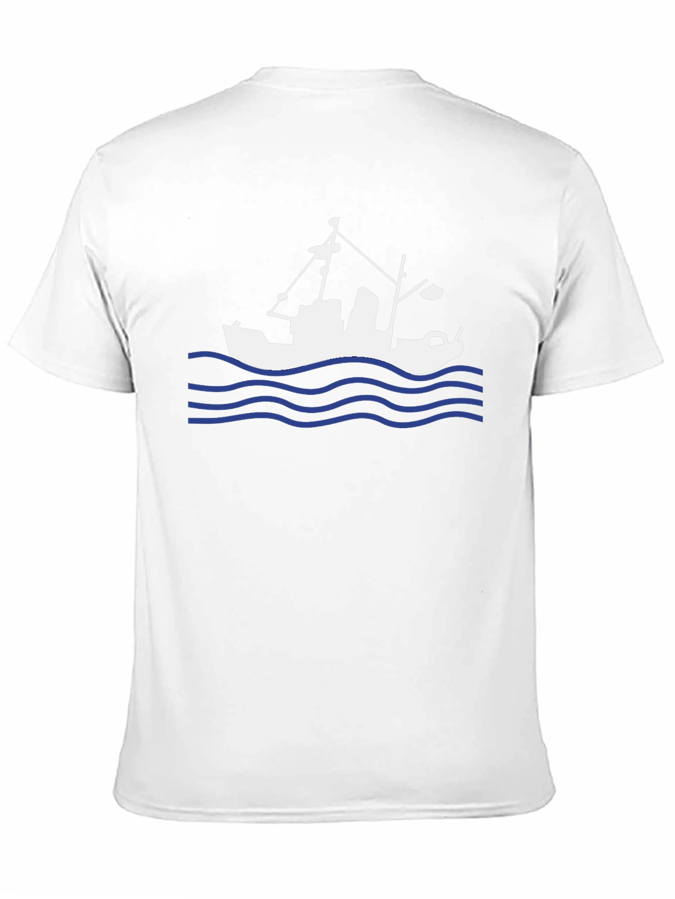 Fishing Boat Graphic Tee - Black - 11