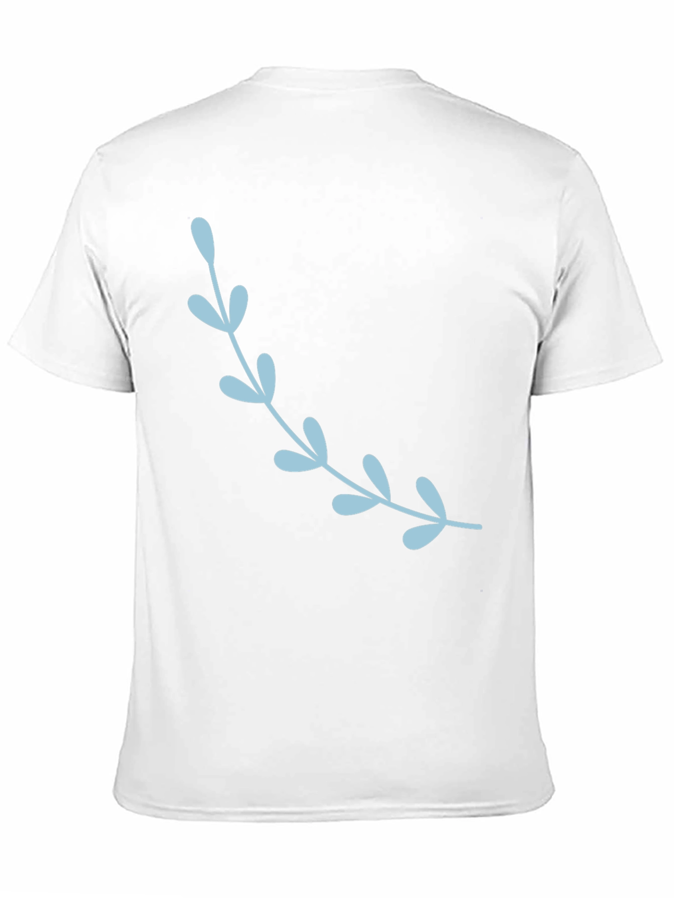 Black Stylish Black T-Shirt with Floral Accent view 11