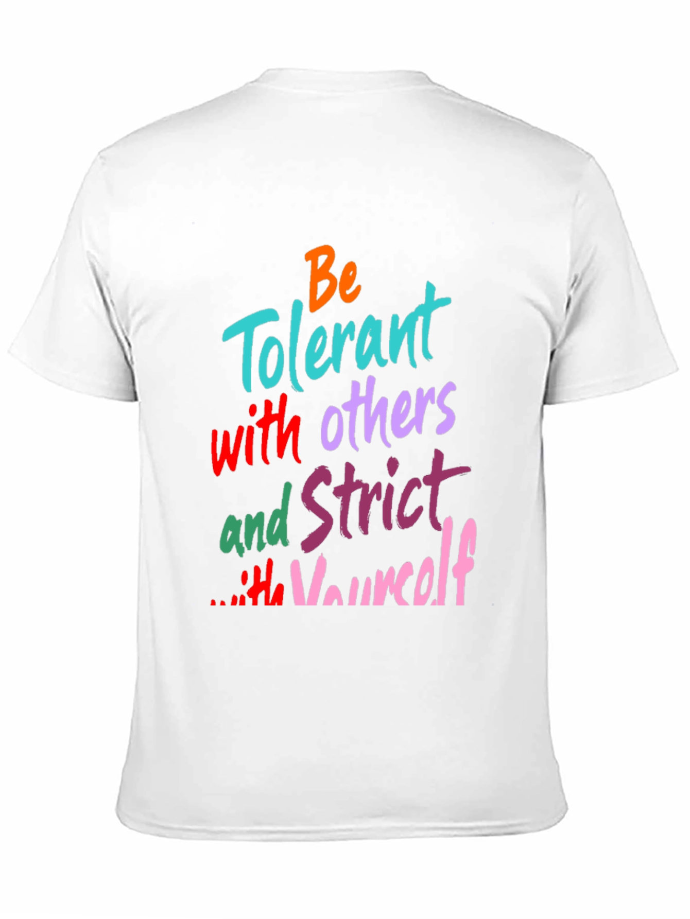 Black Be Tolerant Graphic Print T-Shirt view 11