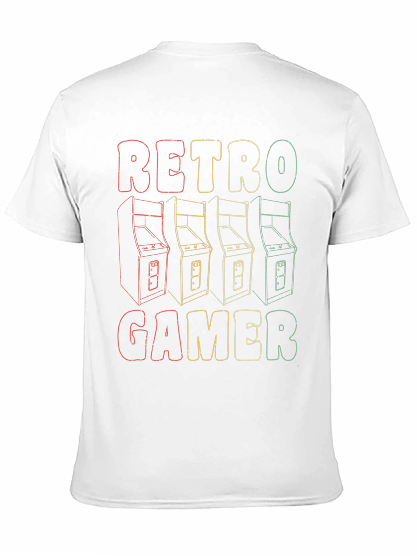 Black Retro Gamer T-Shirt - Classic Arcade Design view 11