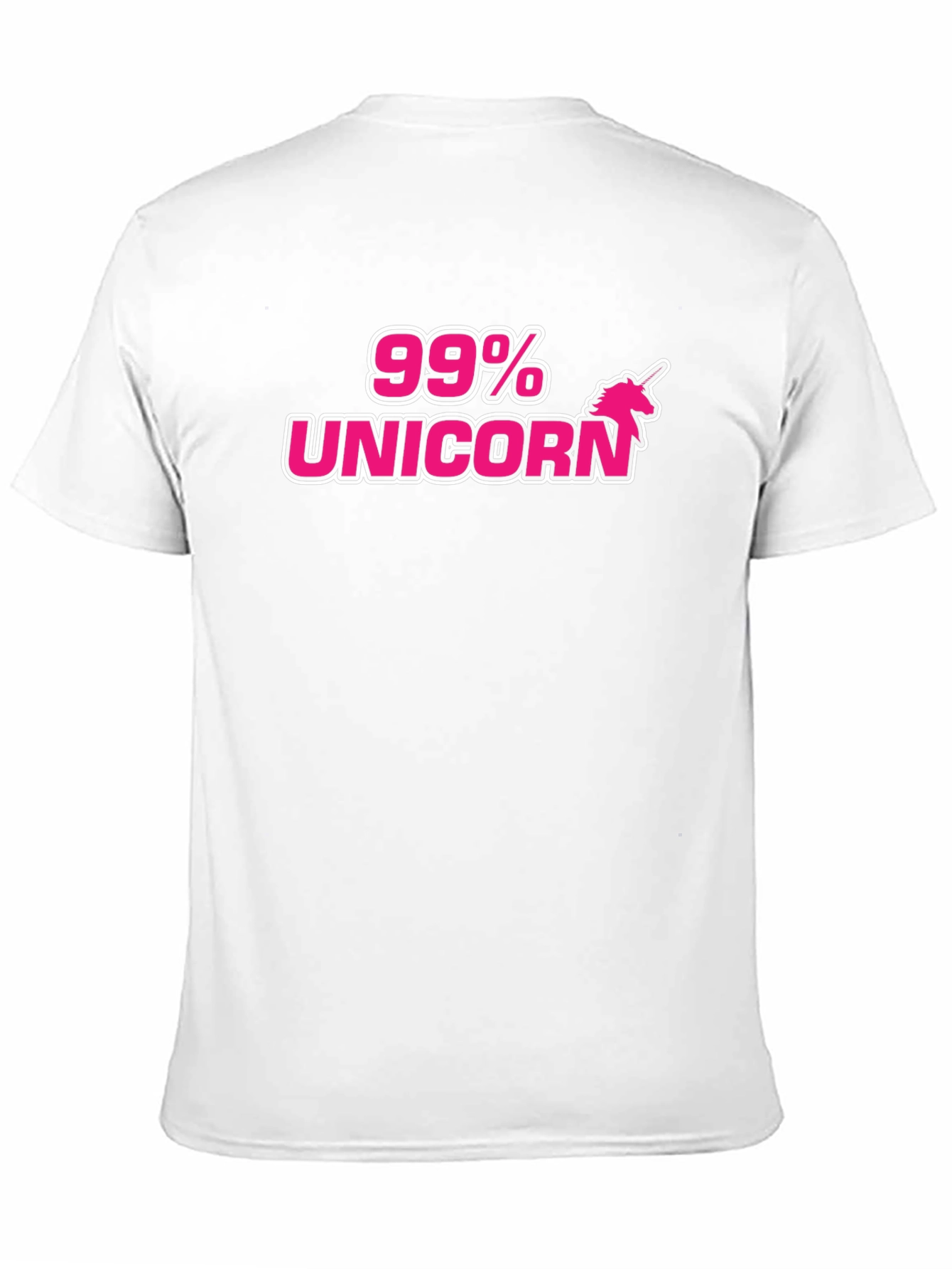 Black 99% Unicorn T-Shirt - Quirky Graphic Tee view 11