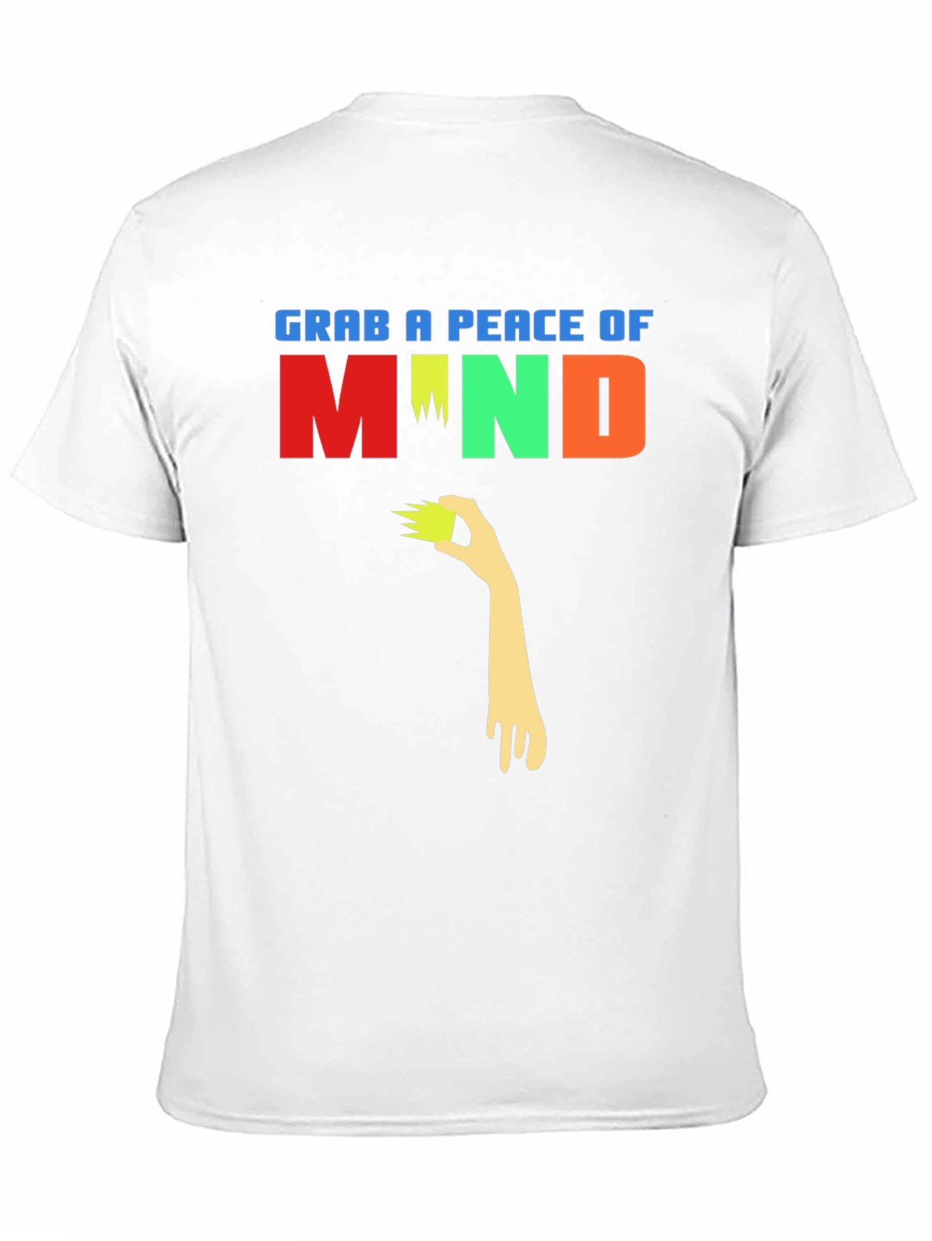 Black Grab A Peace Of Mind Graphic T-Shirt view 11