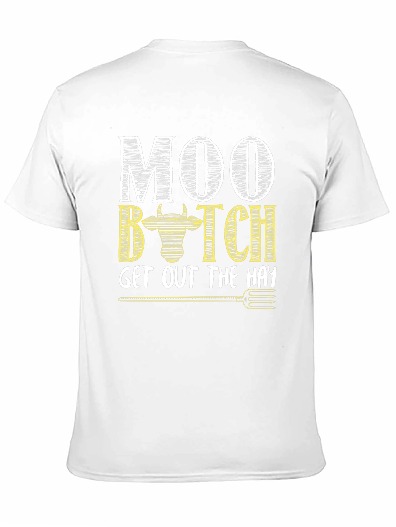 Black Moo B*tch T-Shirt - Farm Humor Novelty Tee view 11