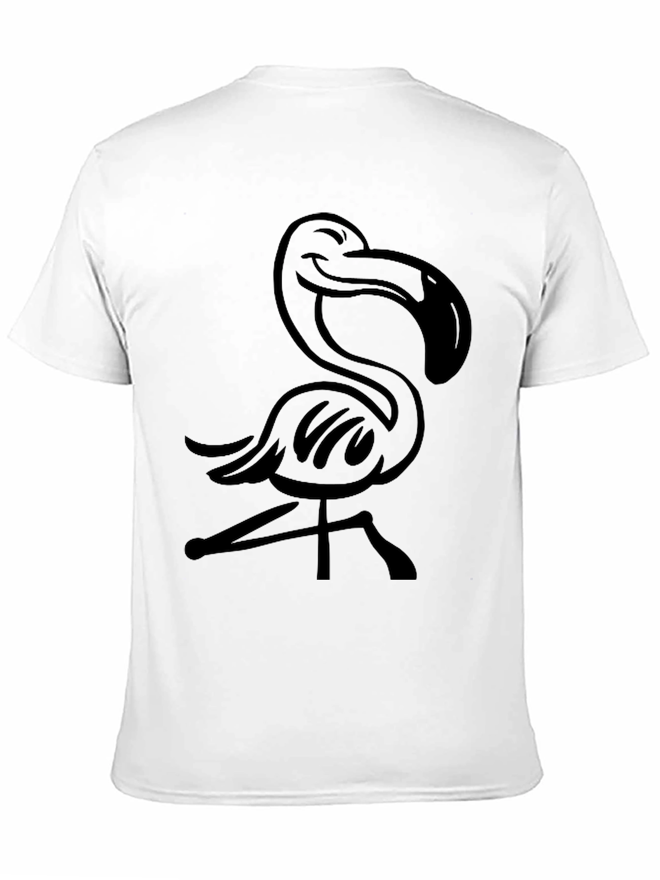 Black Black Flamingo Graphic Tee view 11