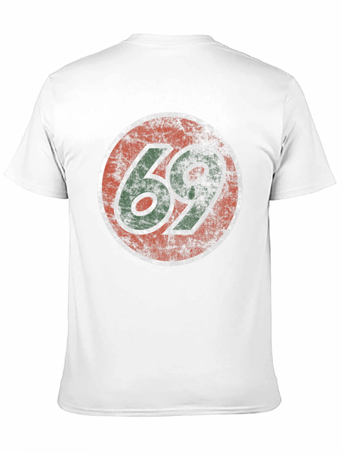 Black Vintage 69 Graphic Print Tee - Retro Style view 11