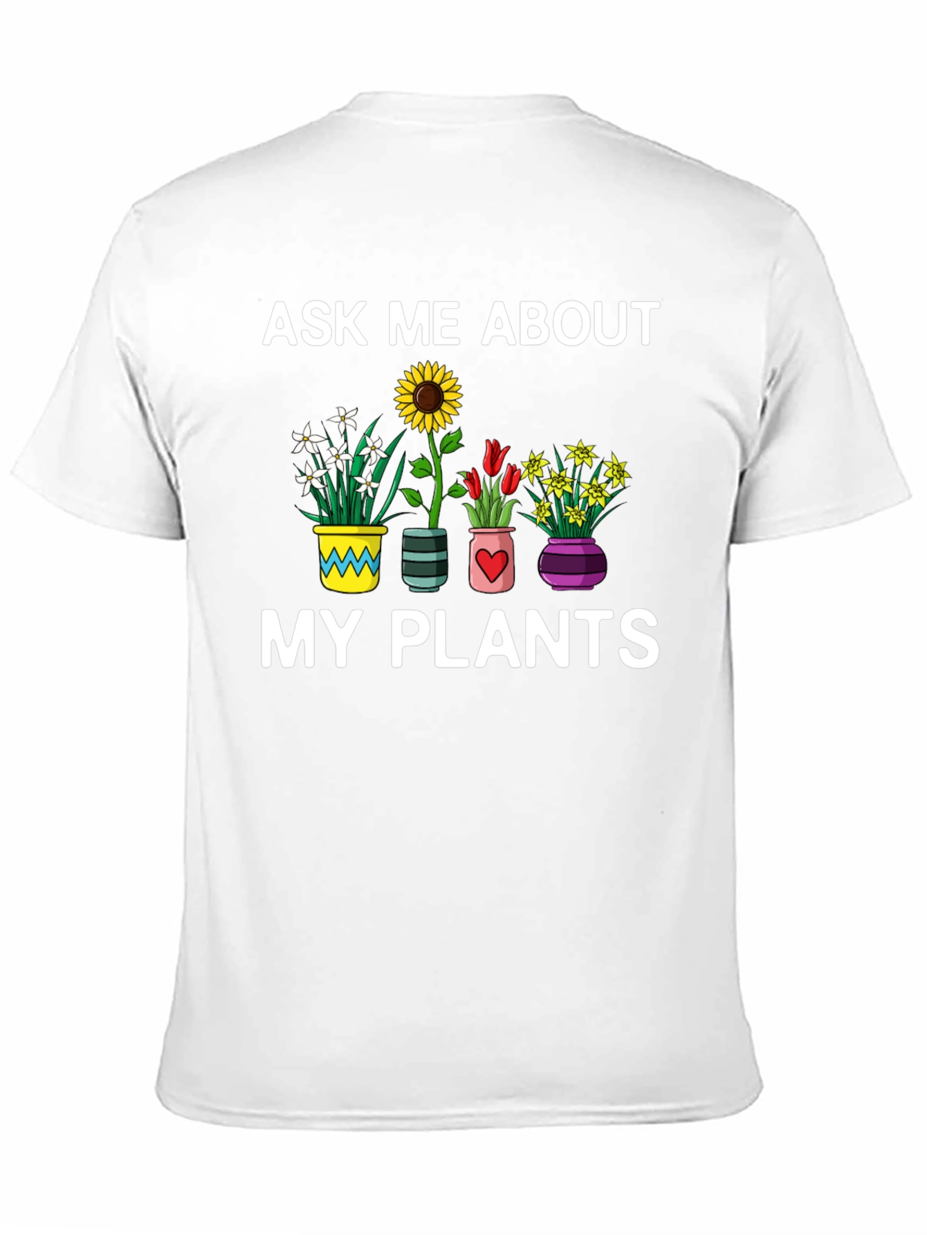 Black Ask Me About My Plants Graphic Tee view 11