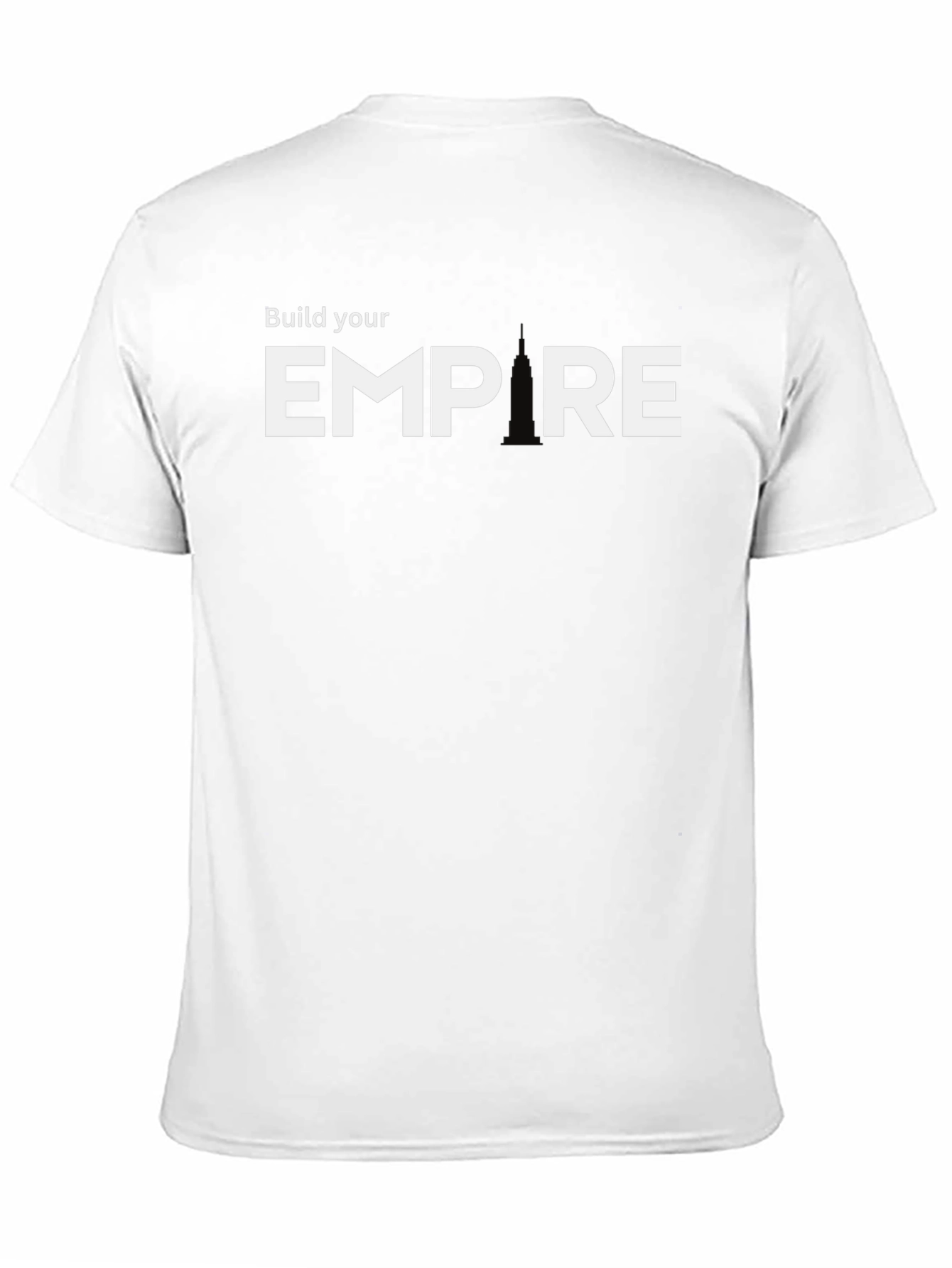 Black Build Your Empire Graphic Tee - Black Cotton Blend view 11