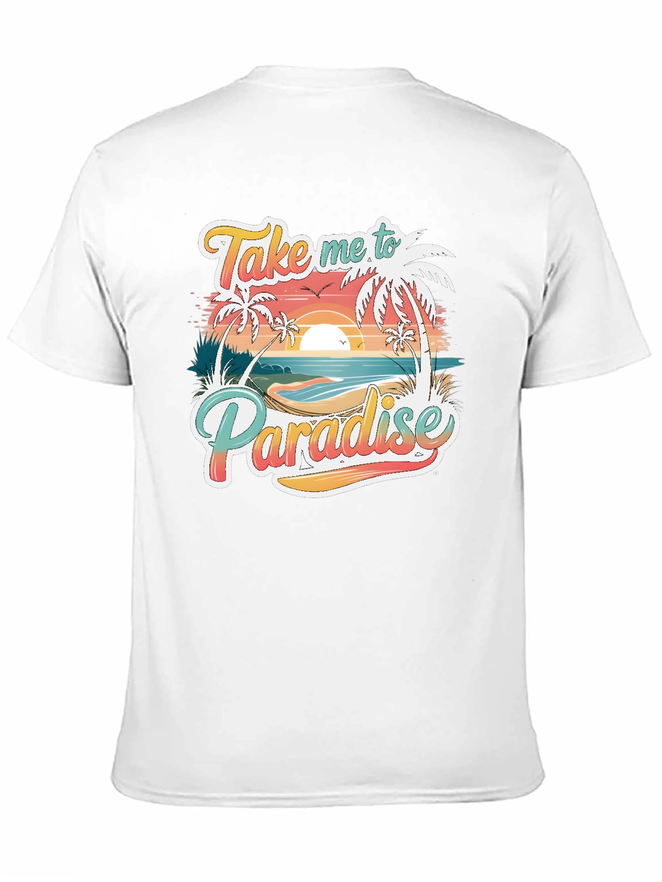 Black Take Me to Paradise Graphic Tee view 11