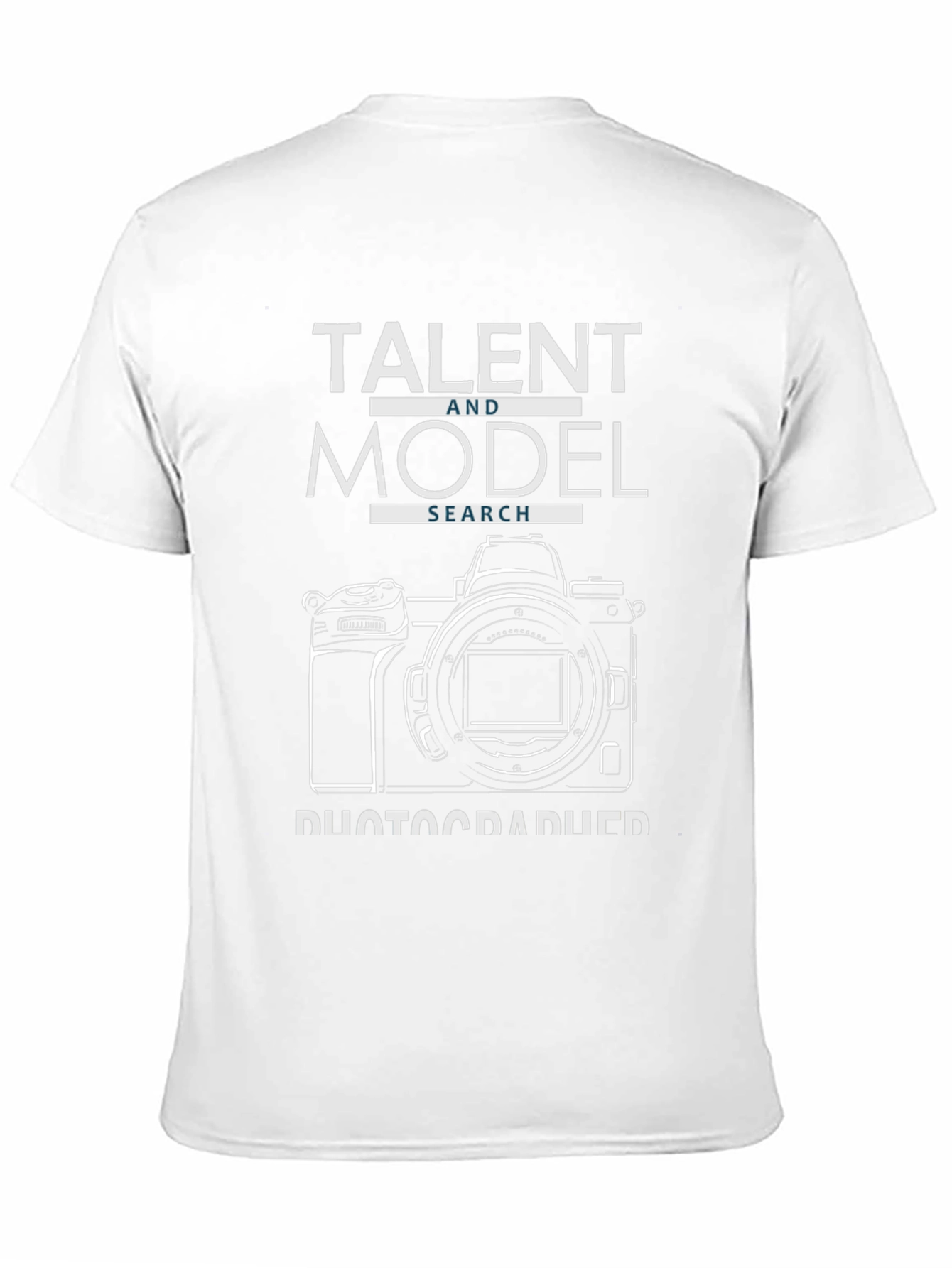 Black Talent & Model Search Photographer T-Shirt view 11