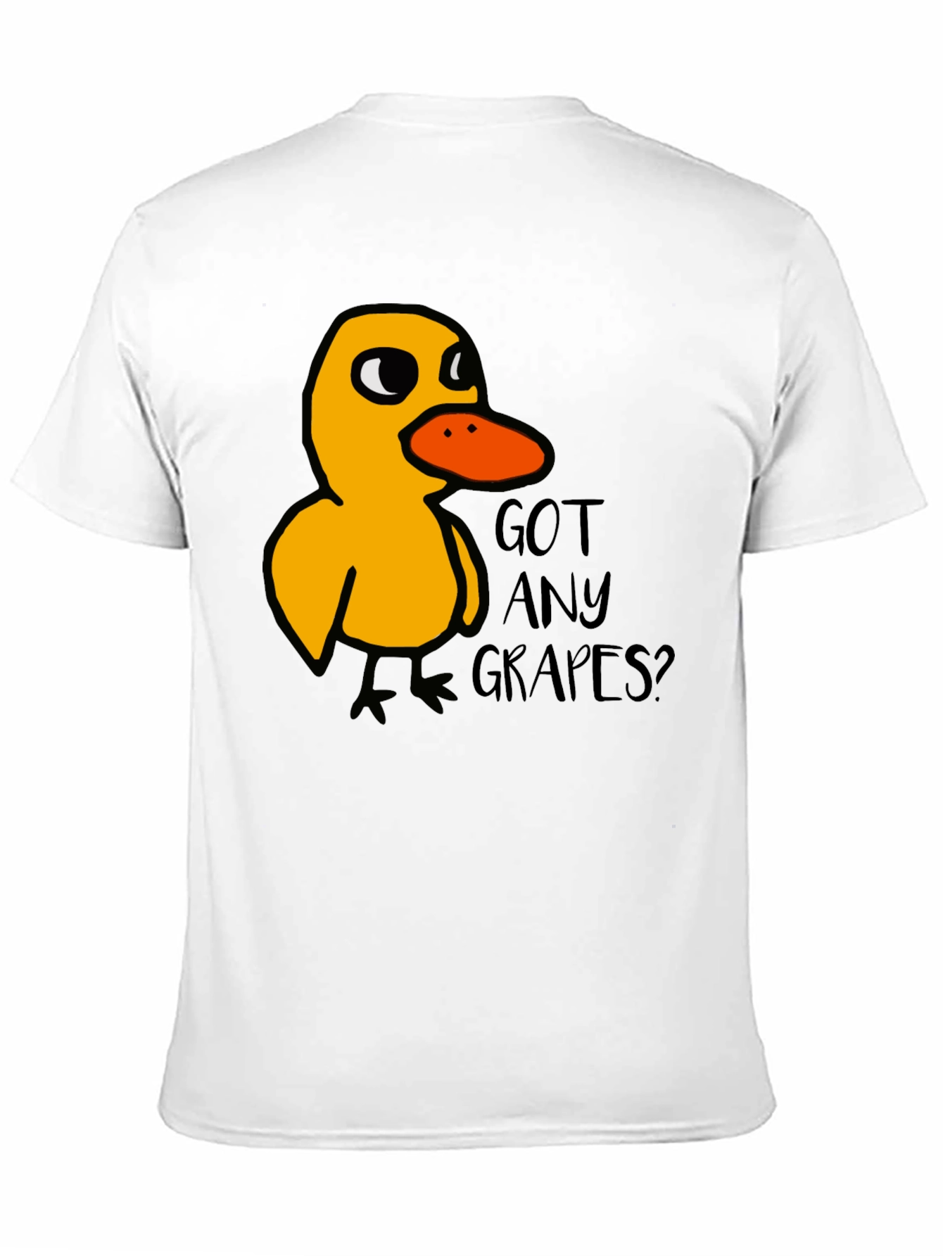 Black Got Any Grapes Duck T-Shirt Funny Meme Tee view 11