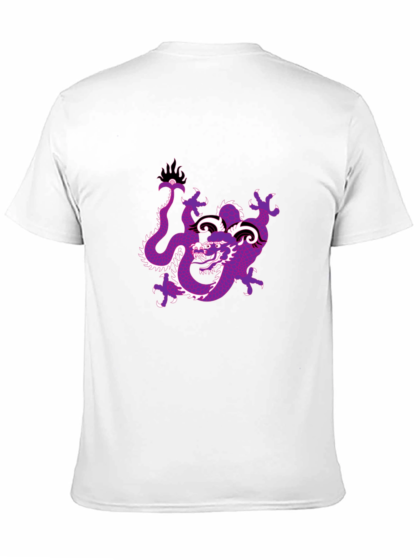 Black Dragon Graphic Tee - Black Cotton Blend view 11