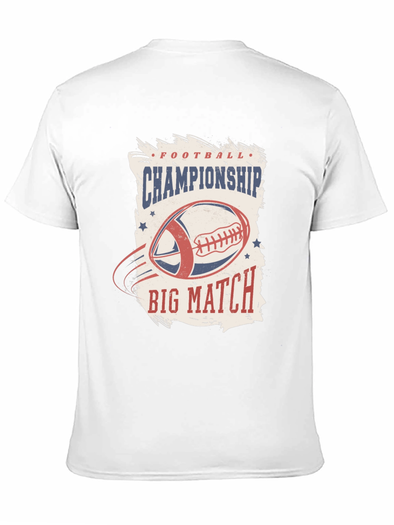 Black Football Championship Big Match Graphic Tee view 11