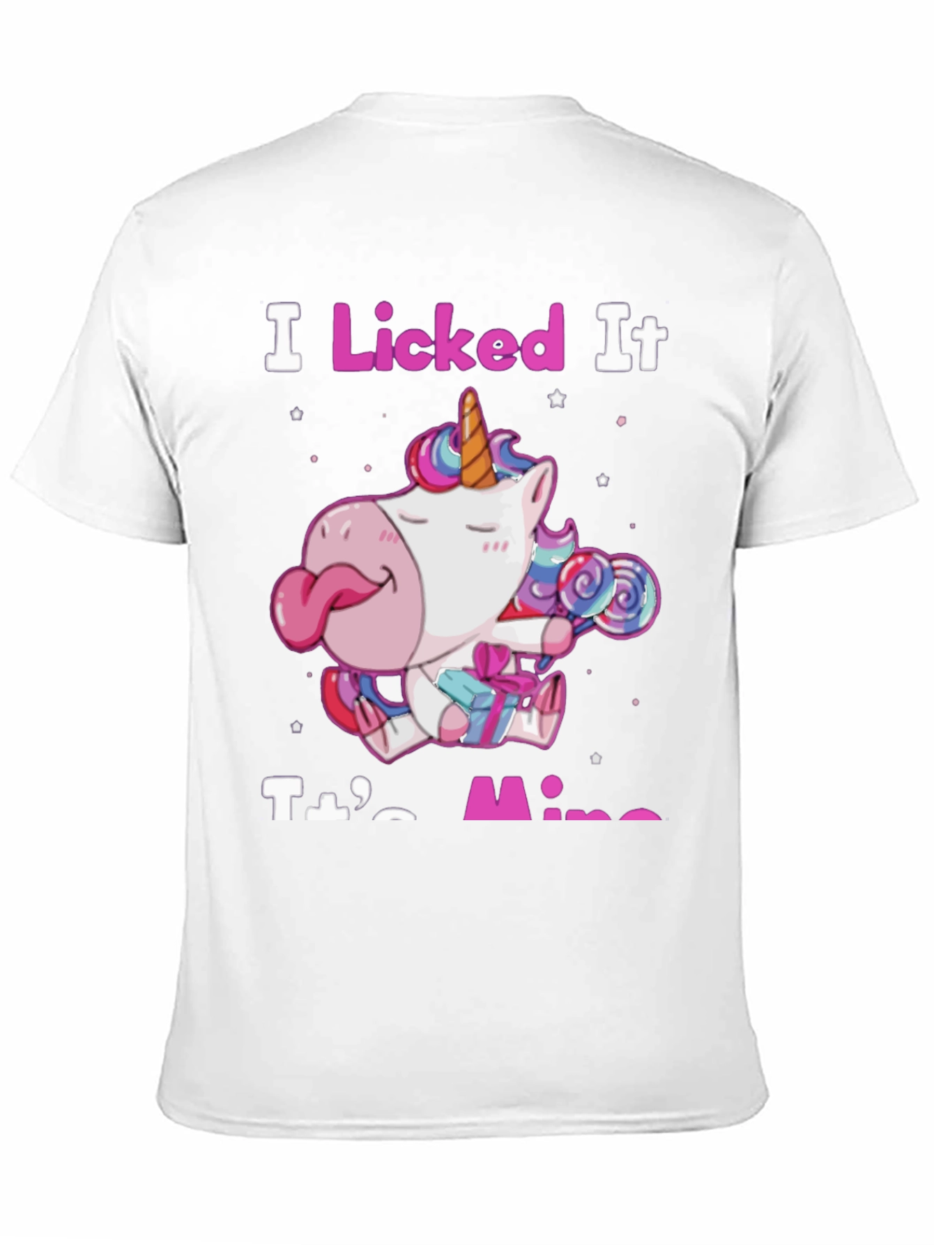 Black I Licked It Unicorn T-Shirt view 11