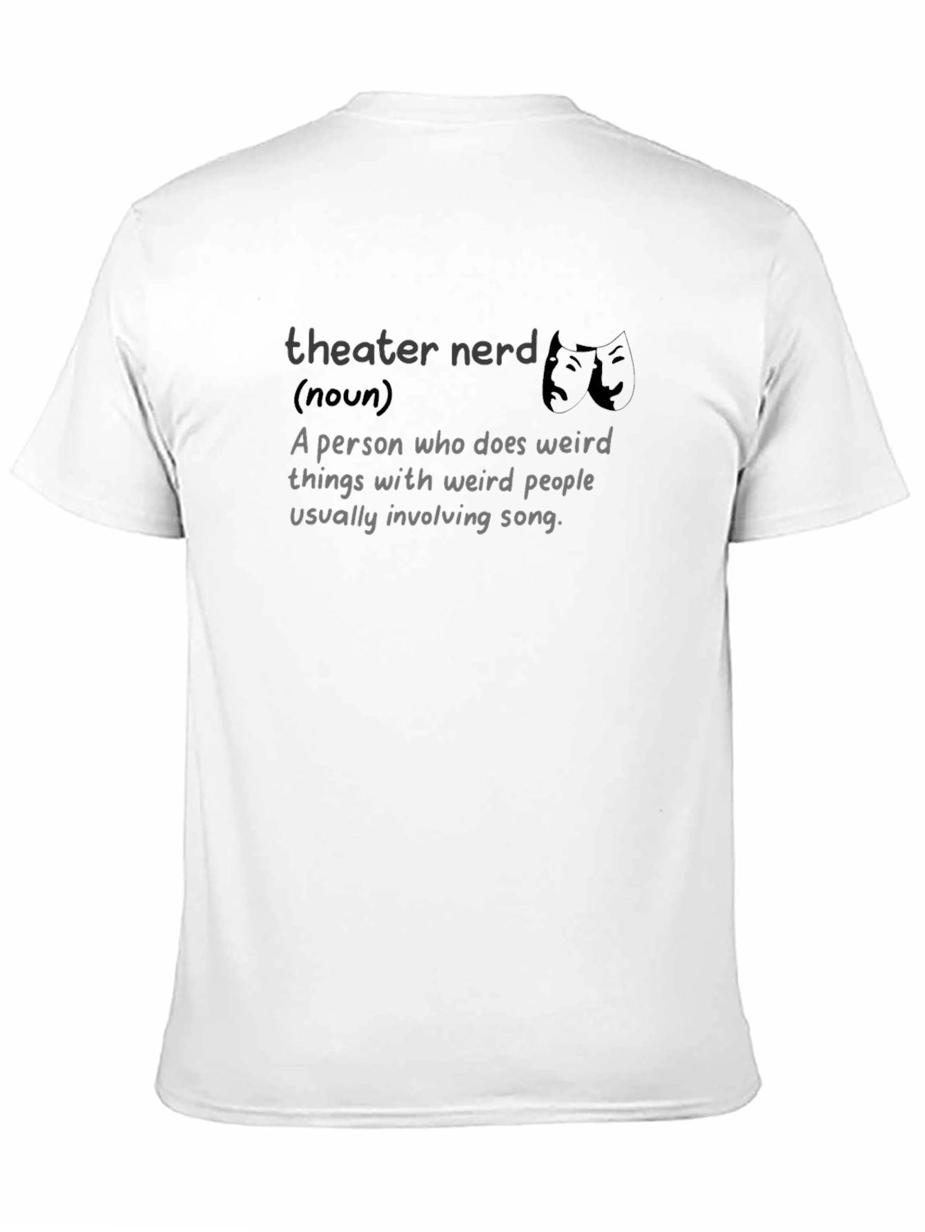 Black Theater Nerd T-Shirt - Funny Drama Club Tee view 11