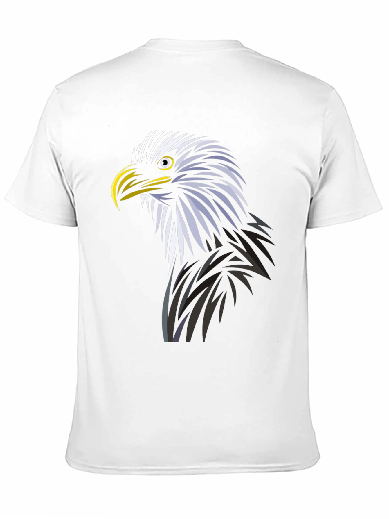 Black Eagle Graphic Tee - Black Cotton Blend view 11