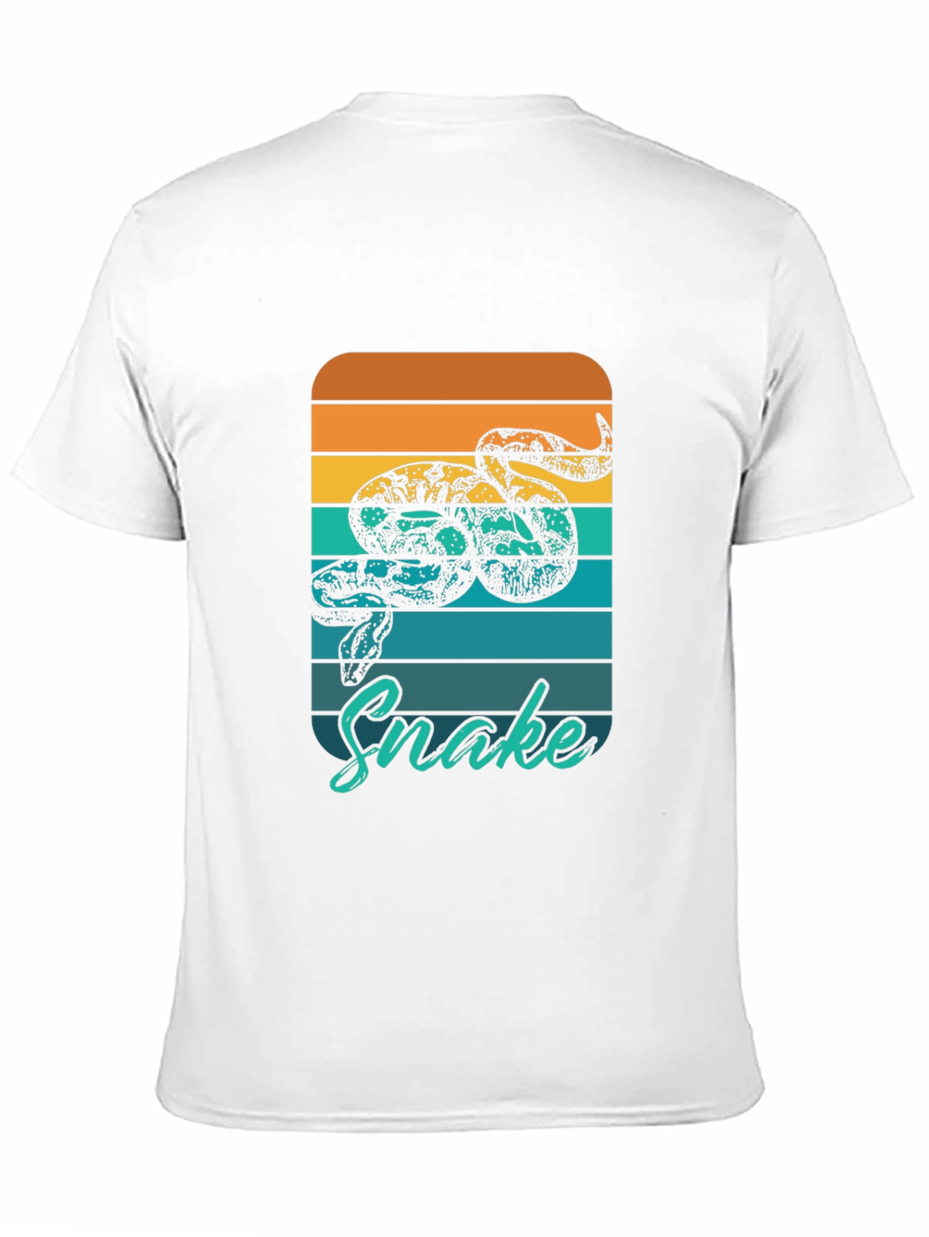 Black Retro Snake Graphic T-Shirt - Stylish Reptile Tee view 11